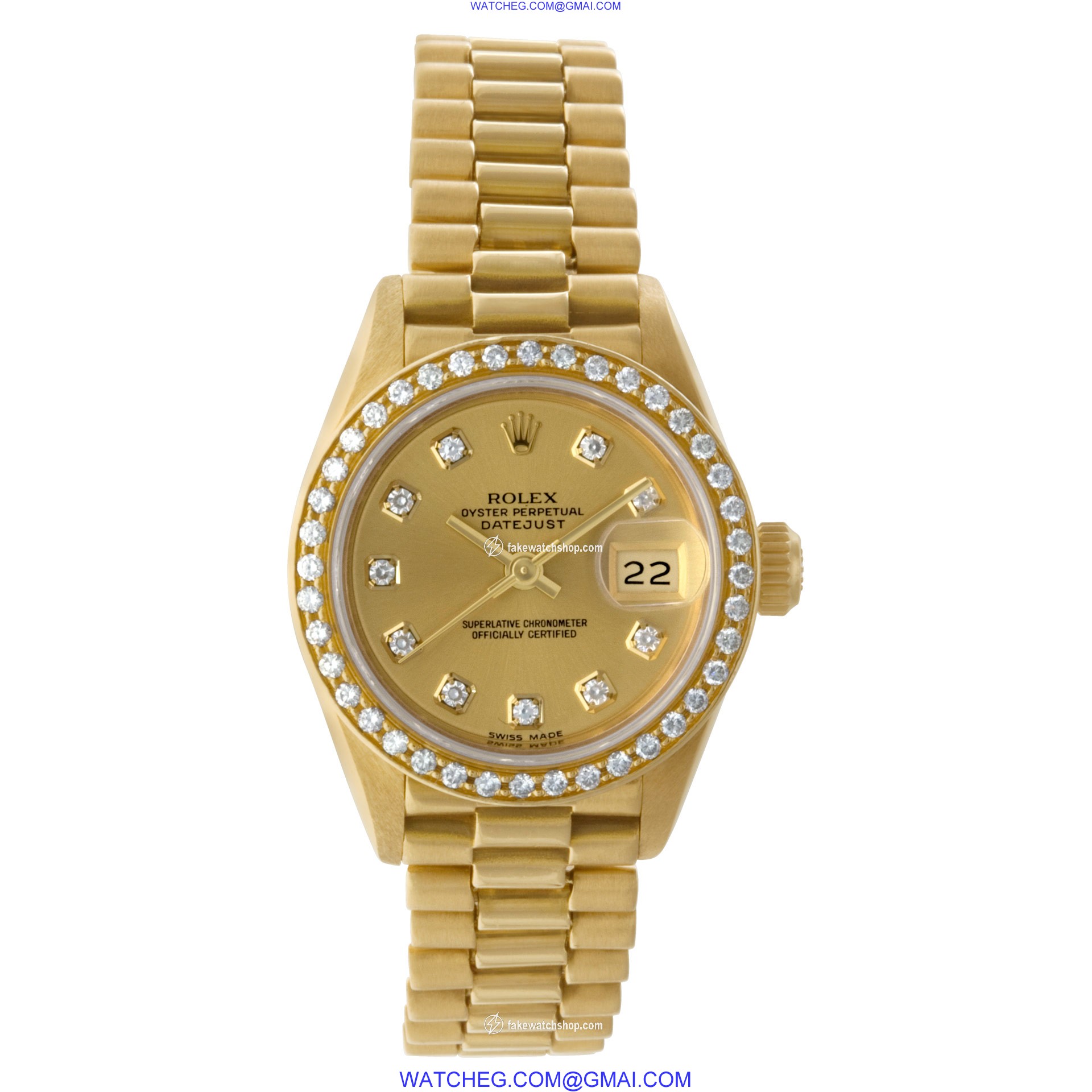 Rolex 69178 Datejust Automatic Female 18k yellow gold 2