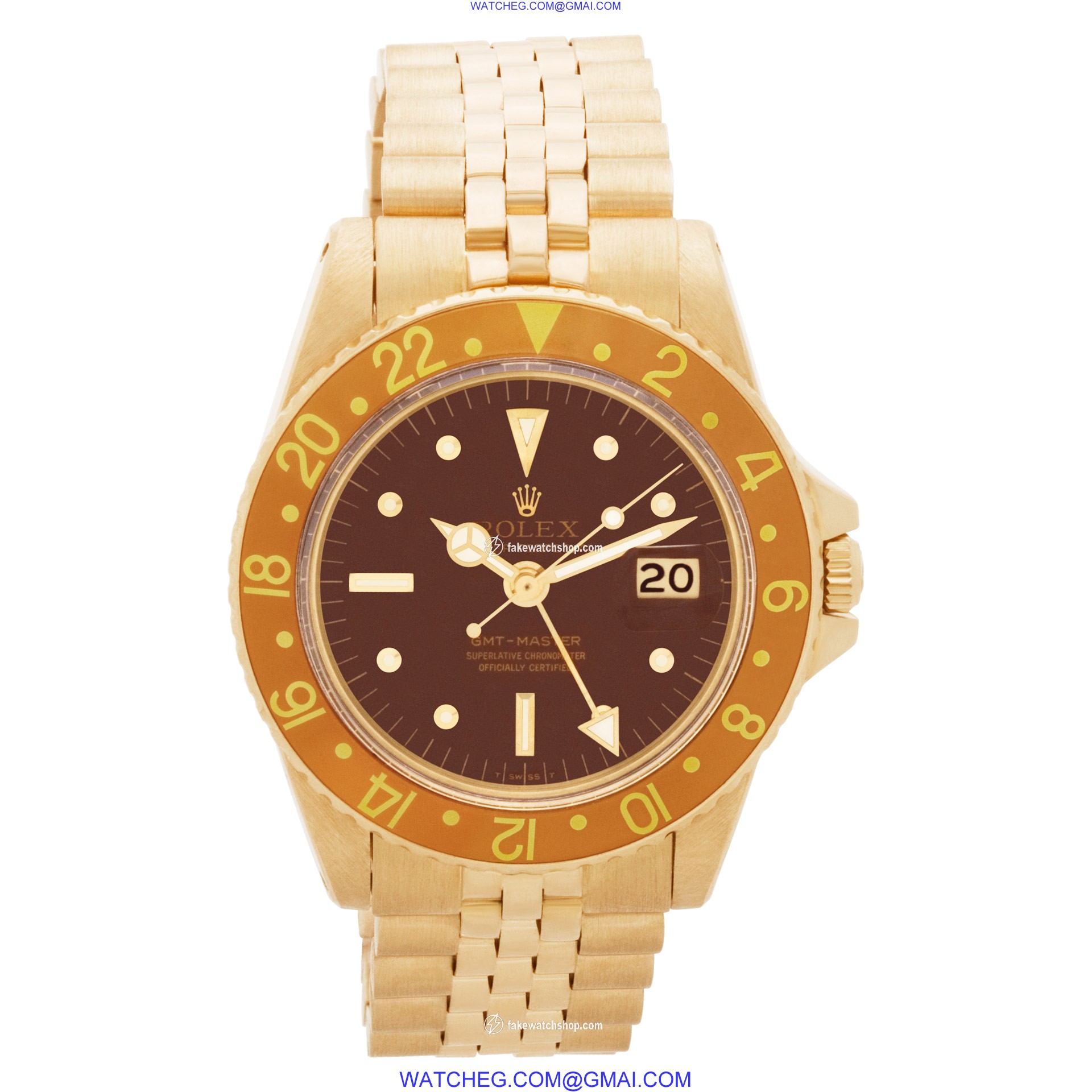 Rolex 1675 GMT-Master Automatic Male 18k yellow gold 2
