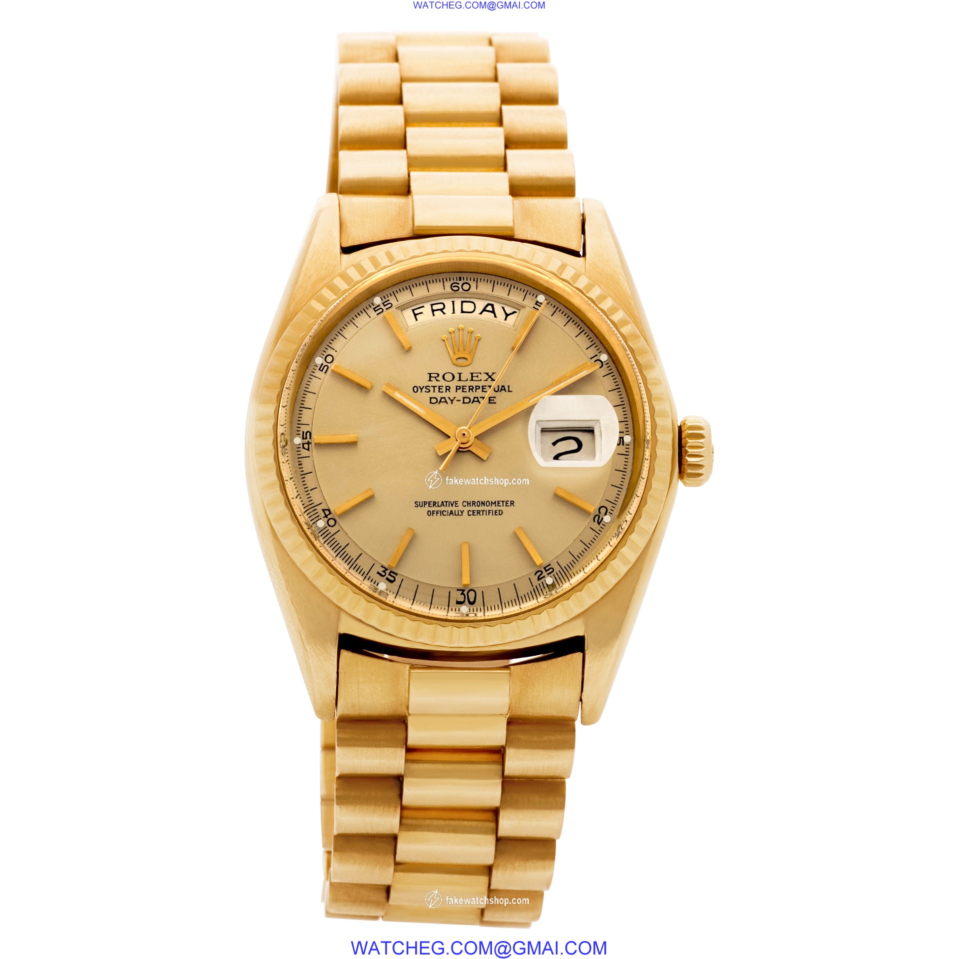 Rolex 1803 Day-Date Automatic Male 18k yellow gold 2