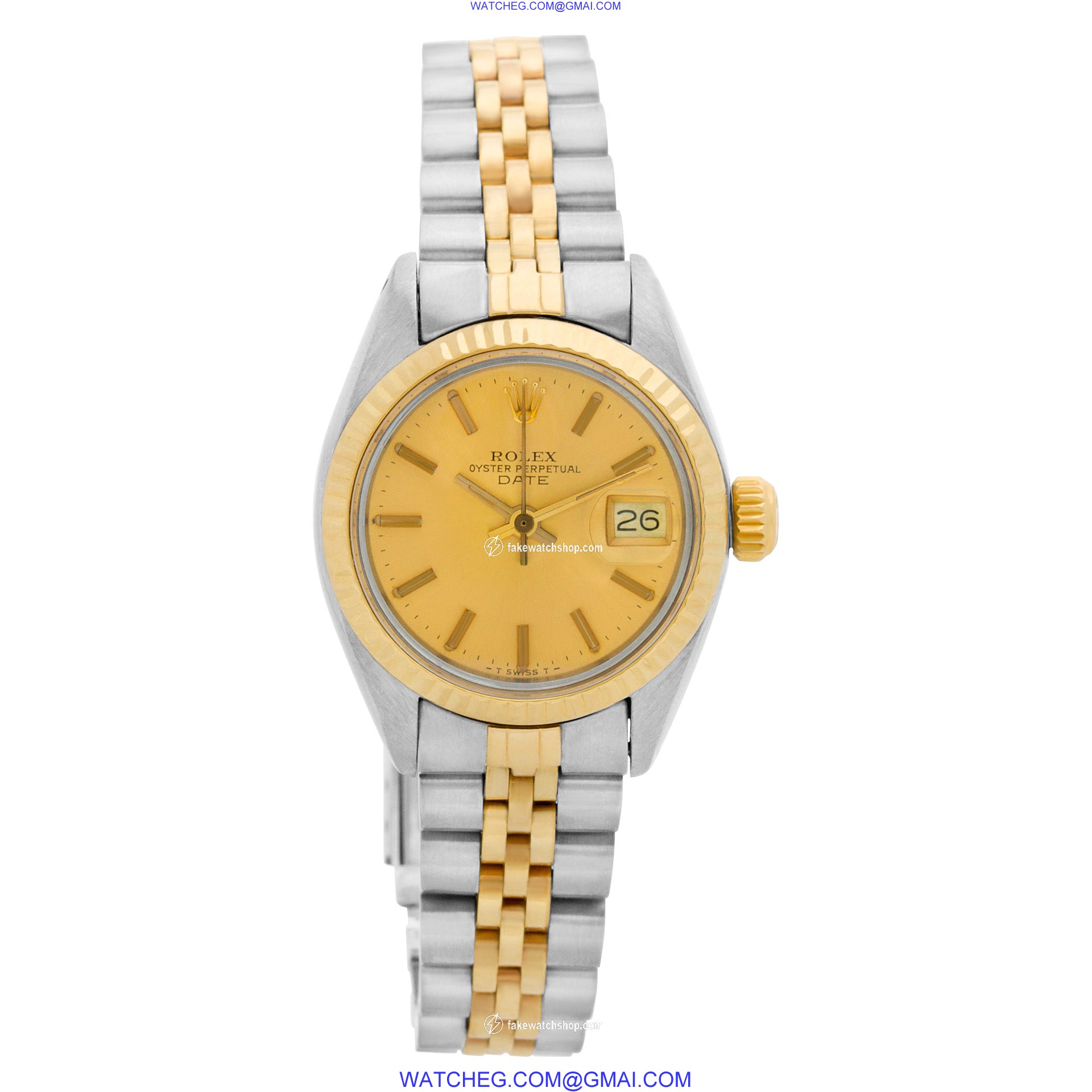 Rolex 6917 Date Automatic Female Gold 2