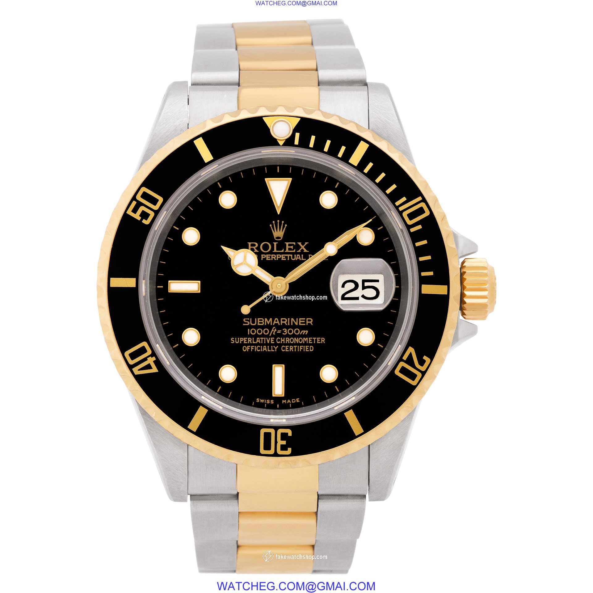 Rolex 16613 Submariner Automatic Male 18k gold & Stainless Steel 2