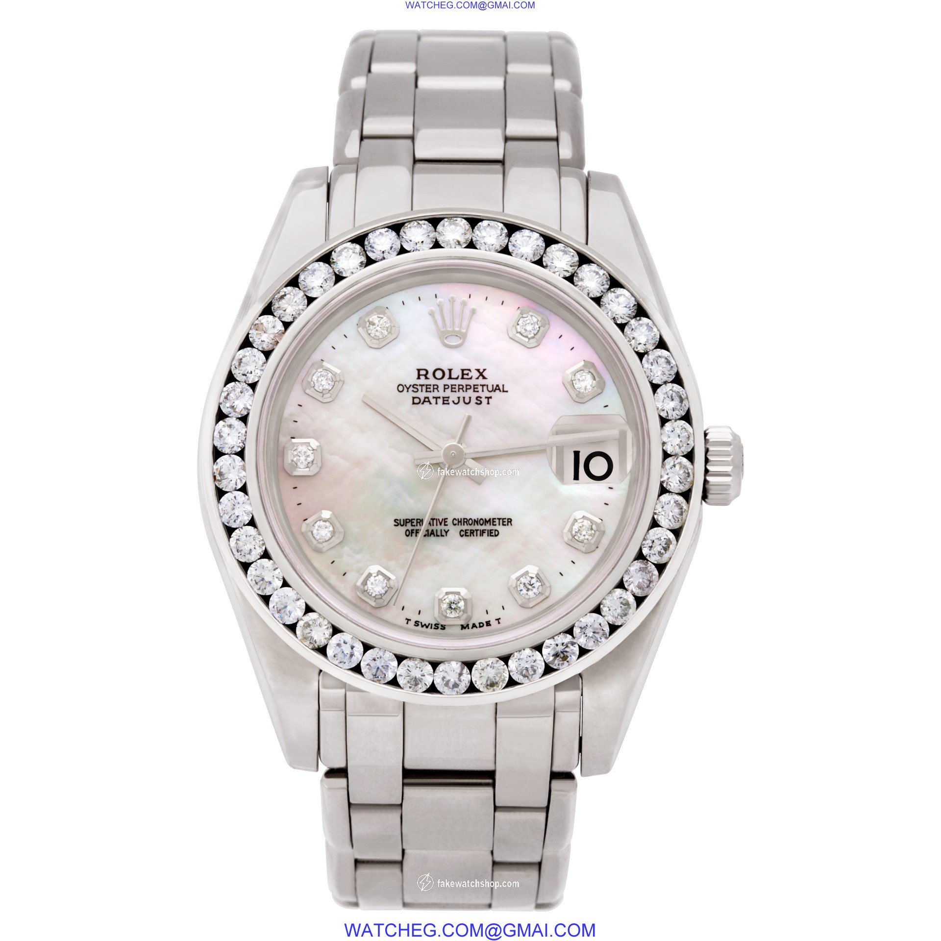 Rolex 81209 Pearlmaster Automatic Unisex 18k White Gold 2