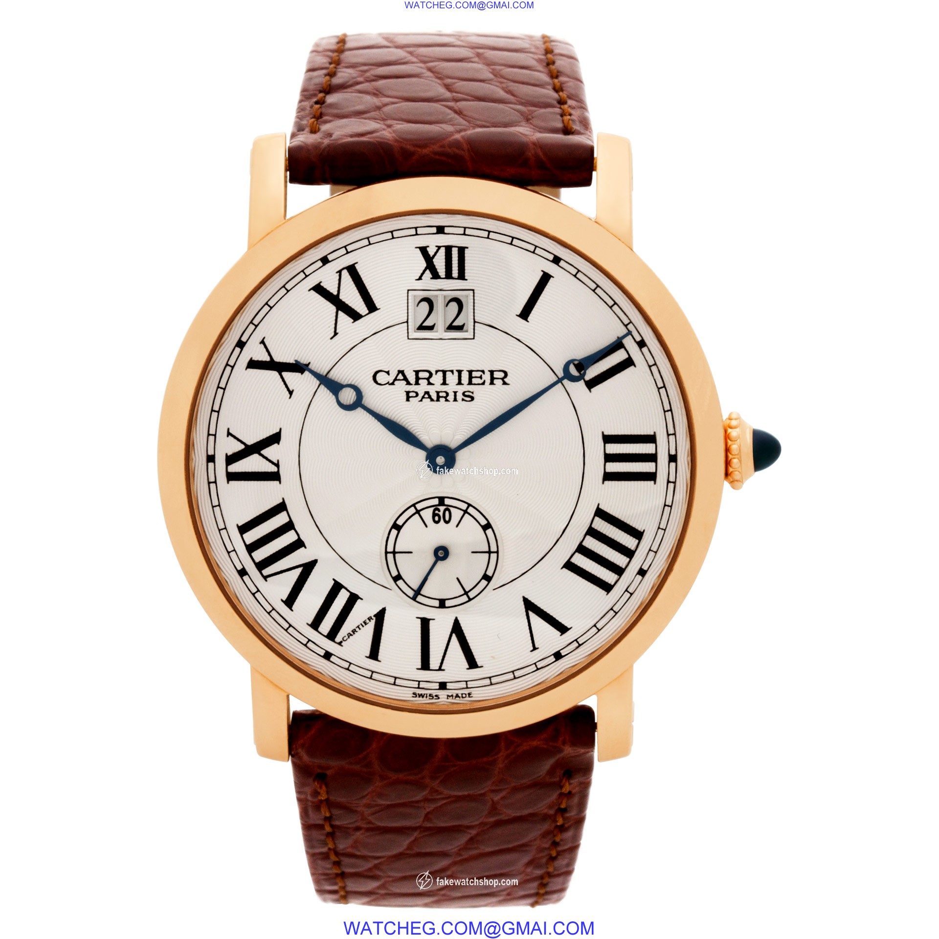 Cartier W1550251 Privee Rotonde Manual Male 18k rose gold 2