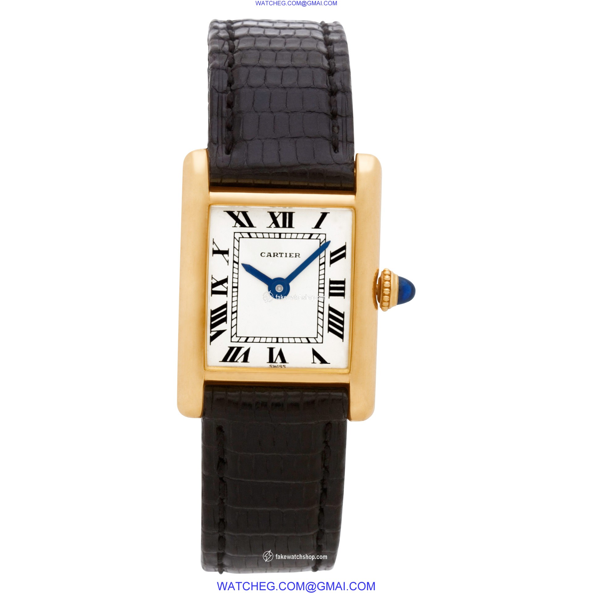 Cartier Cartier 2266 Tank Manual Female 18k yellow gold 2