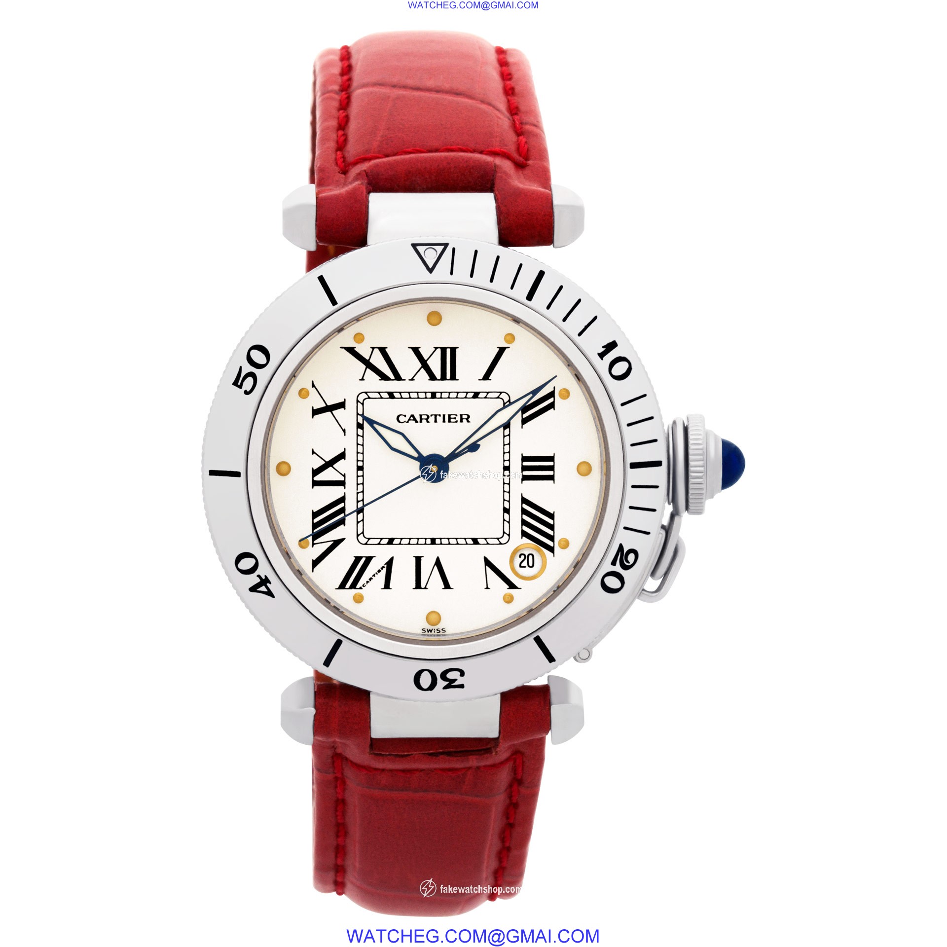 Cartier W31017H3 Pasha Automatic Unisex Stainless Steel 2