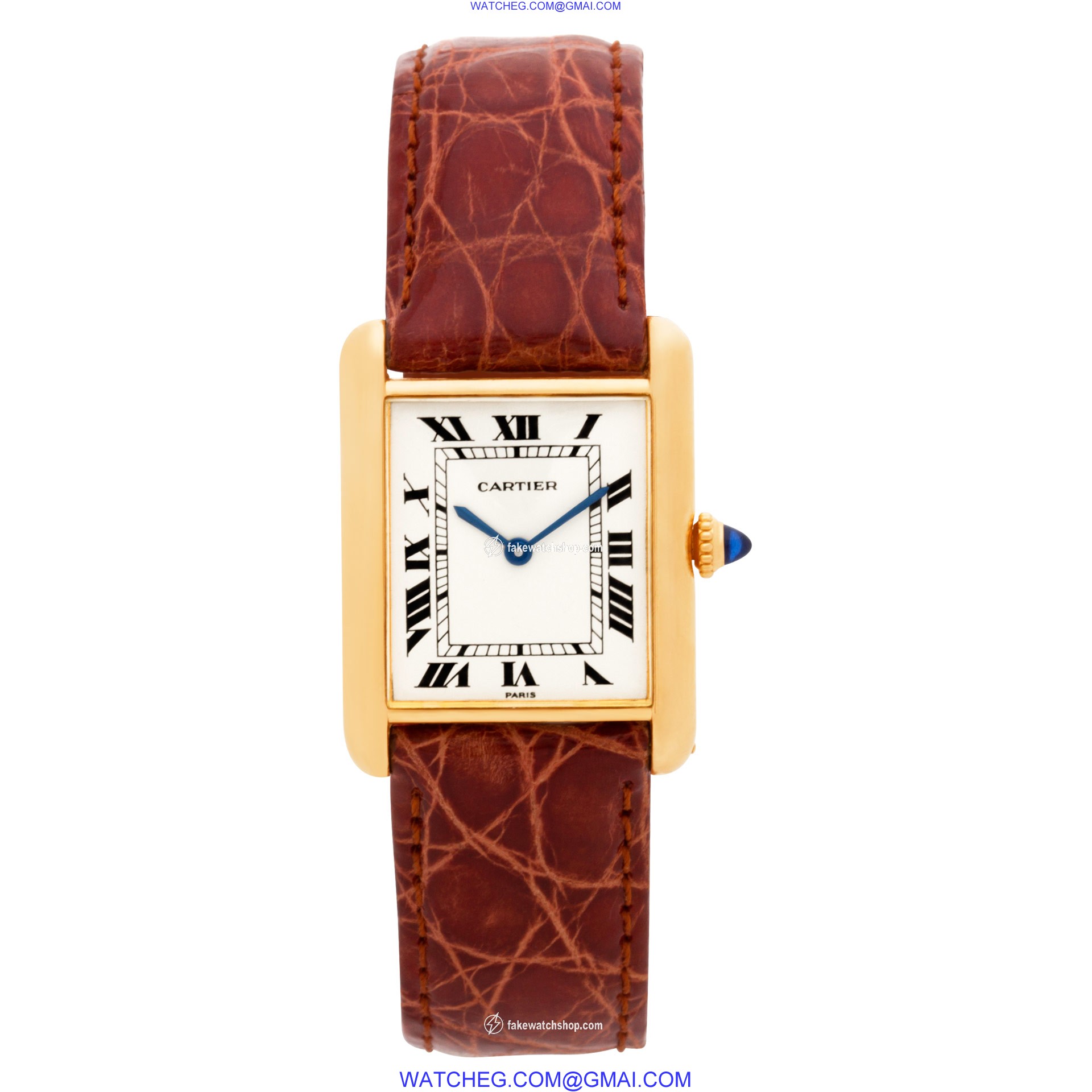 Cartier Cartier 2263 Tank Manual Unisex 18k yellow gold 2