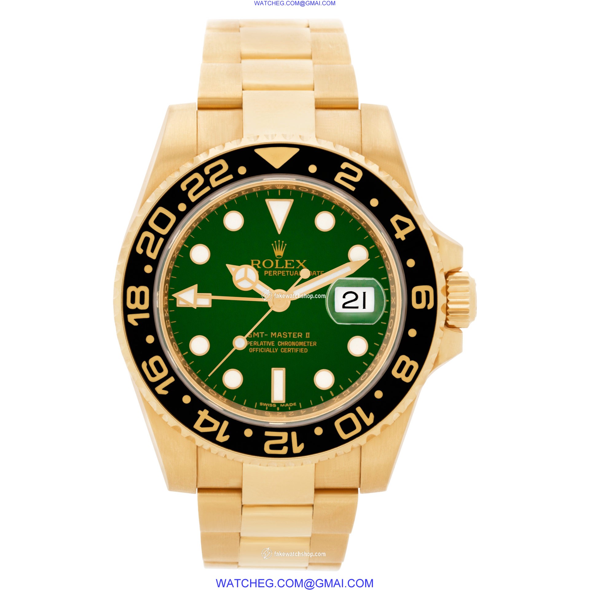 Rolex 116718 GMT-Master Automatic Unisex 18k yellow gold 2