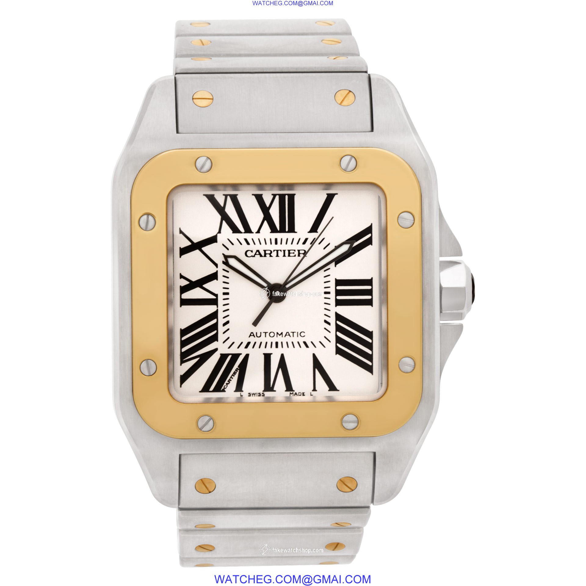Cartier W200728G Santos 100 Automatic Male Stainless Steel 2