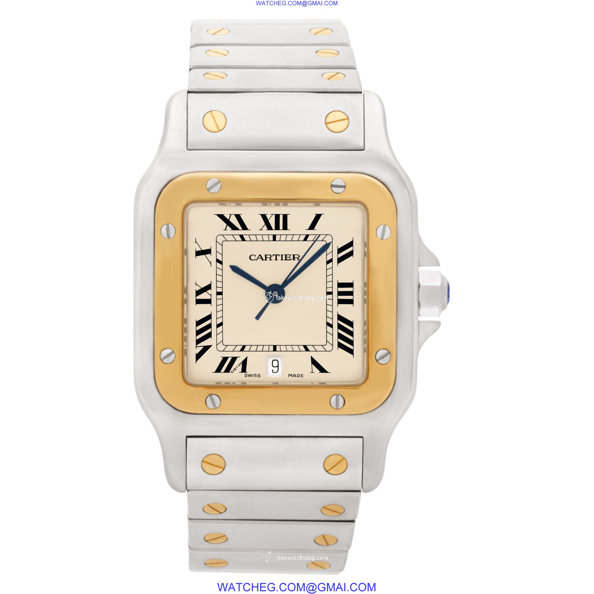 Cartier W20030C4 Santos Quartz Unisex Stainless Steel 2