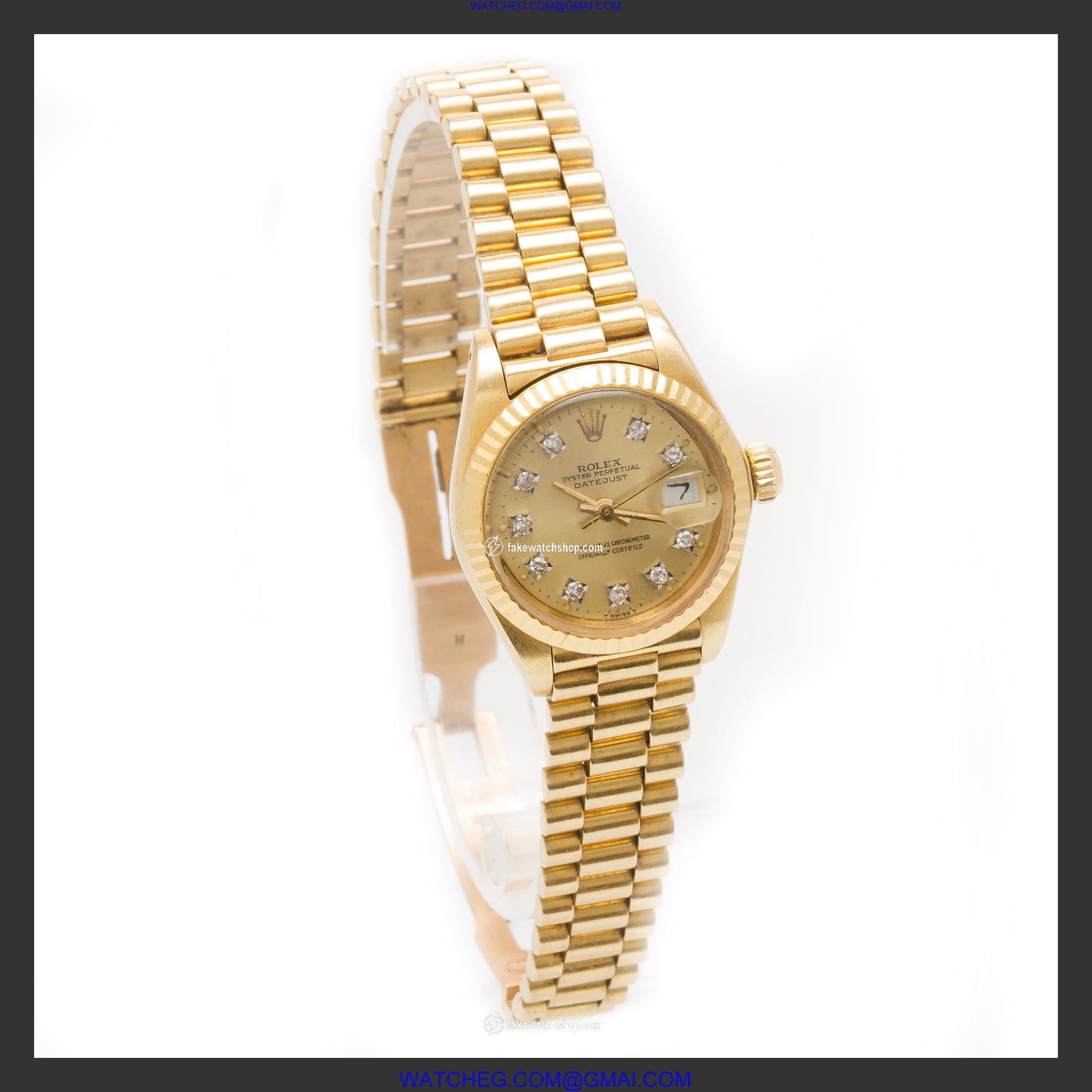Rolex 6917 Datejust Automatic Female 18k yellow gold 2