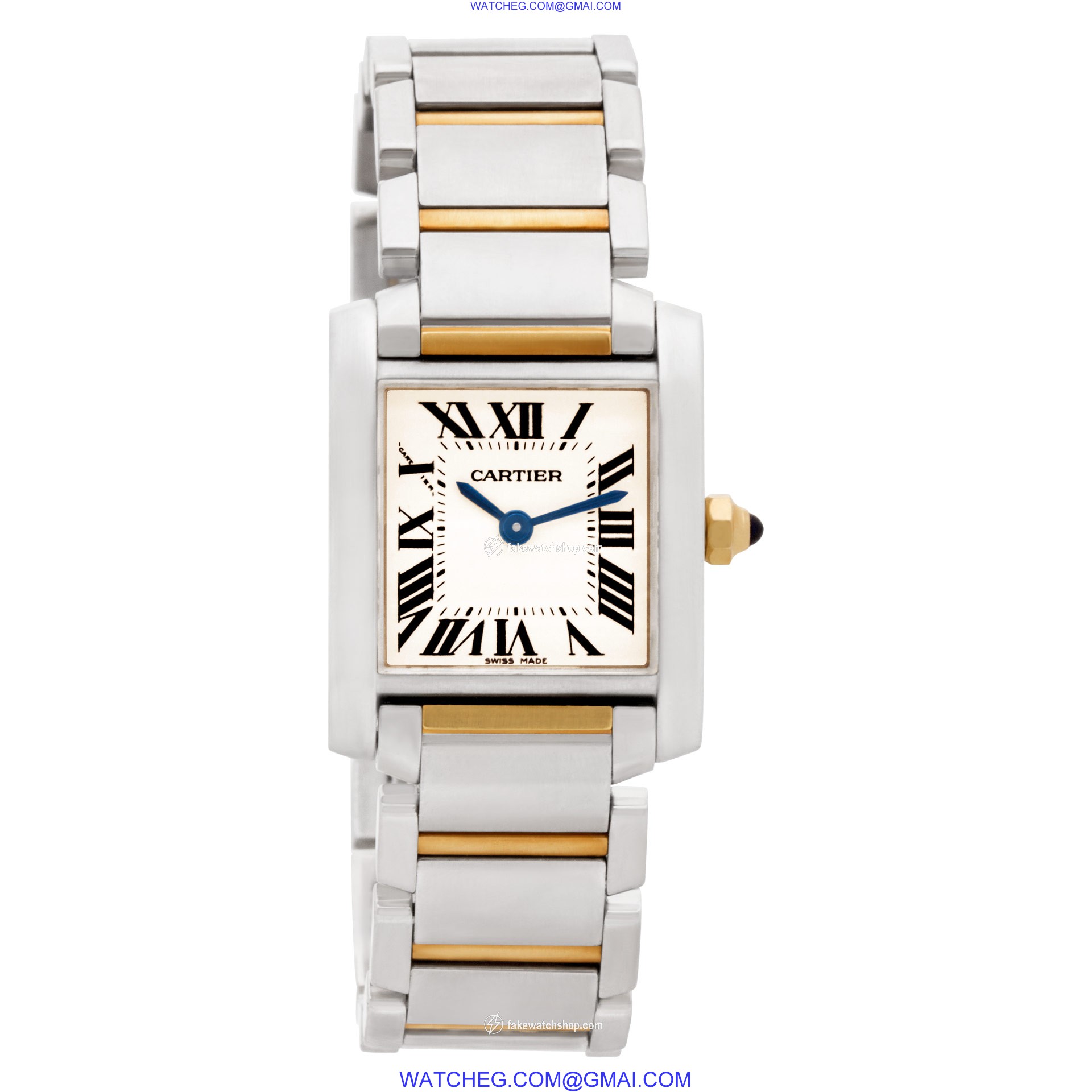 Cartier W51007Q4 Tank Francaise Quartz Female Stainless Steel 2