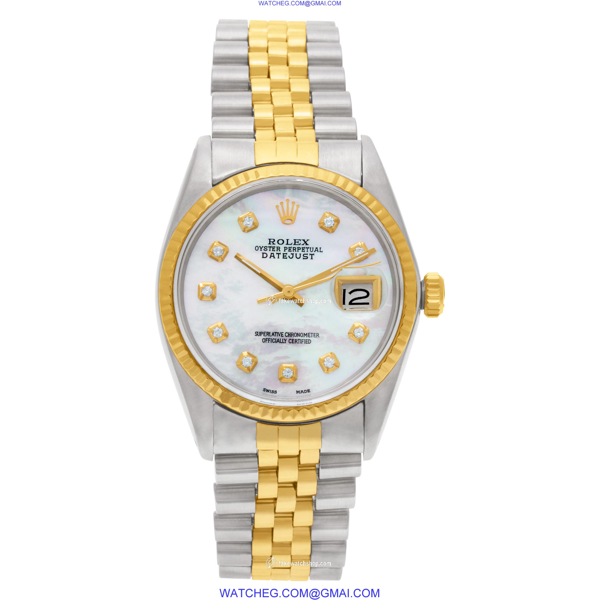 Rolex 16013 Datejust Automatic Male 14k yellow gold 2