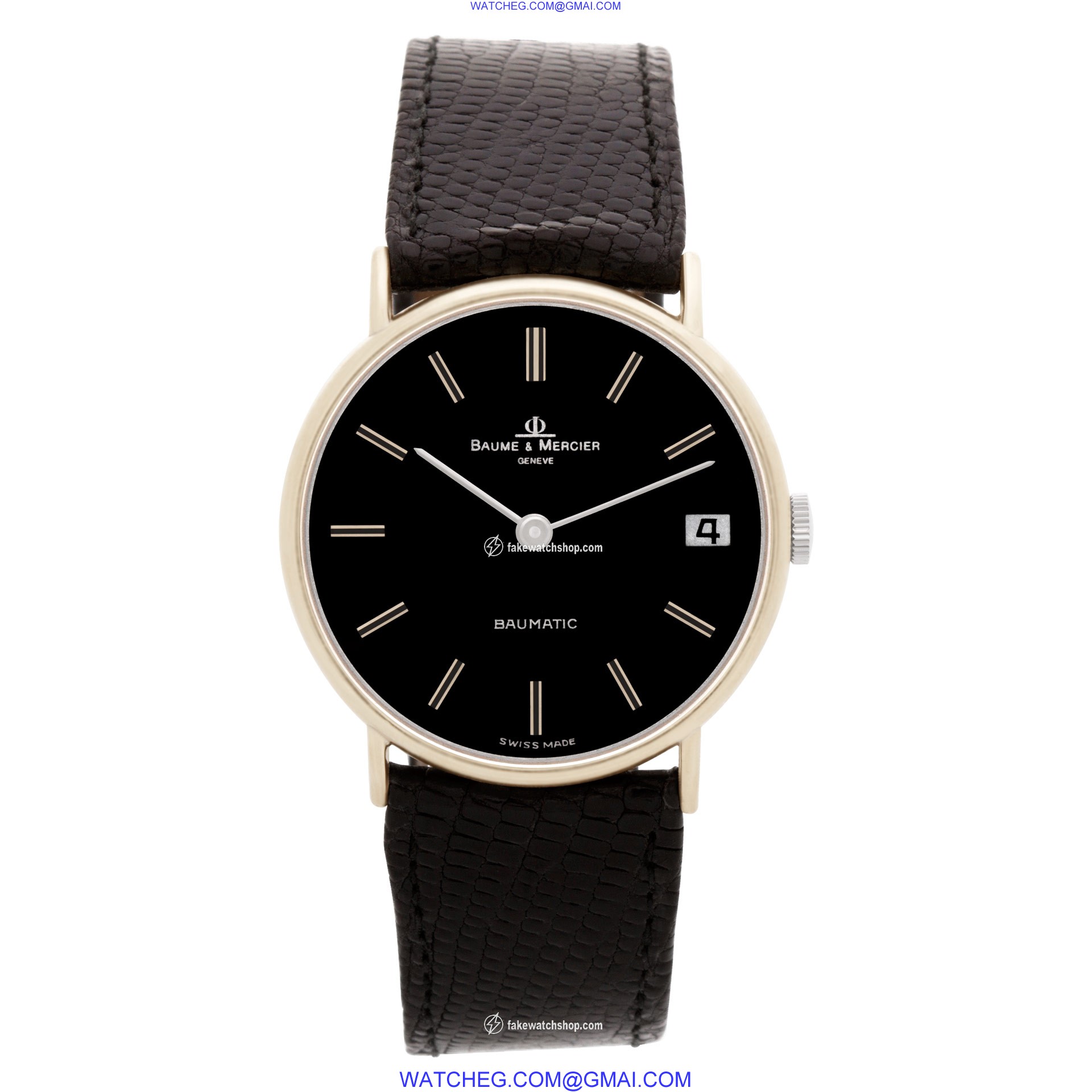 Baume & Mercier 443080 Baumatic Automatic Unisex 18k White Gold 2