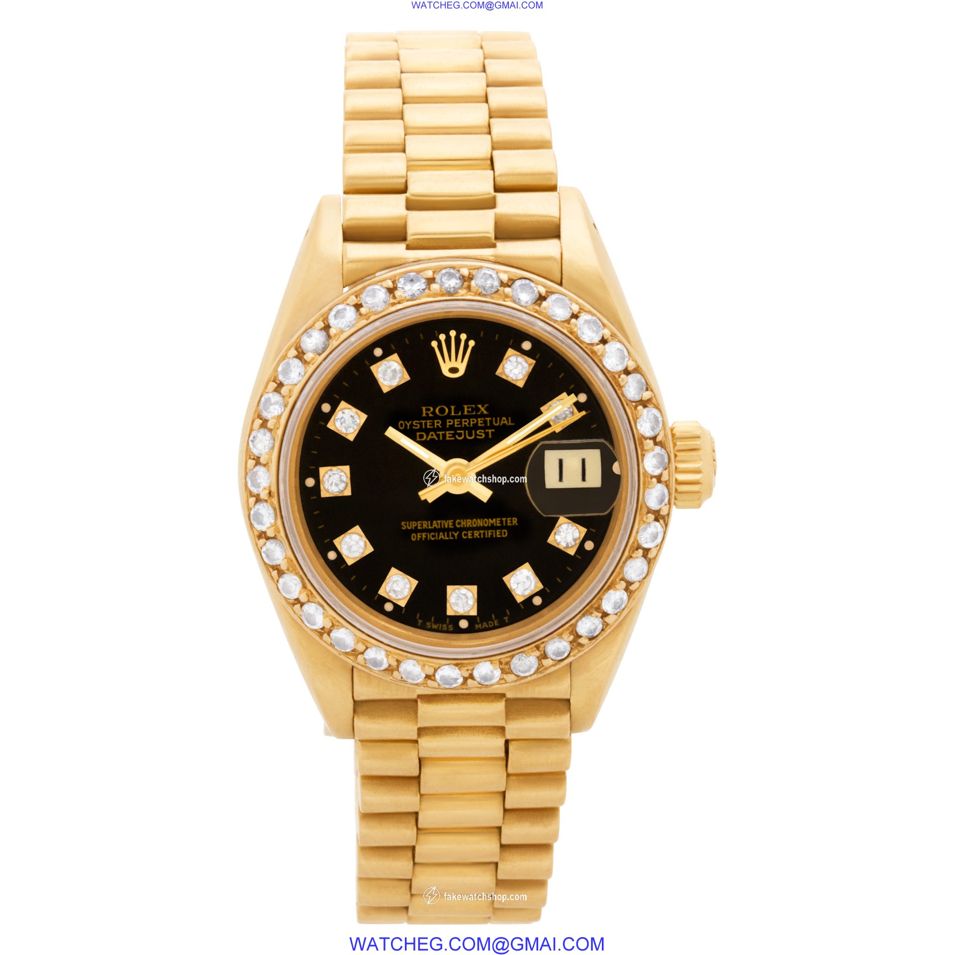 Rolex 69178 Datejust Automatic Female 18k yellow gold 2