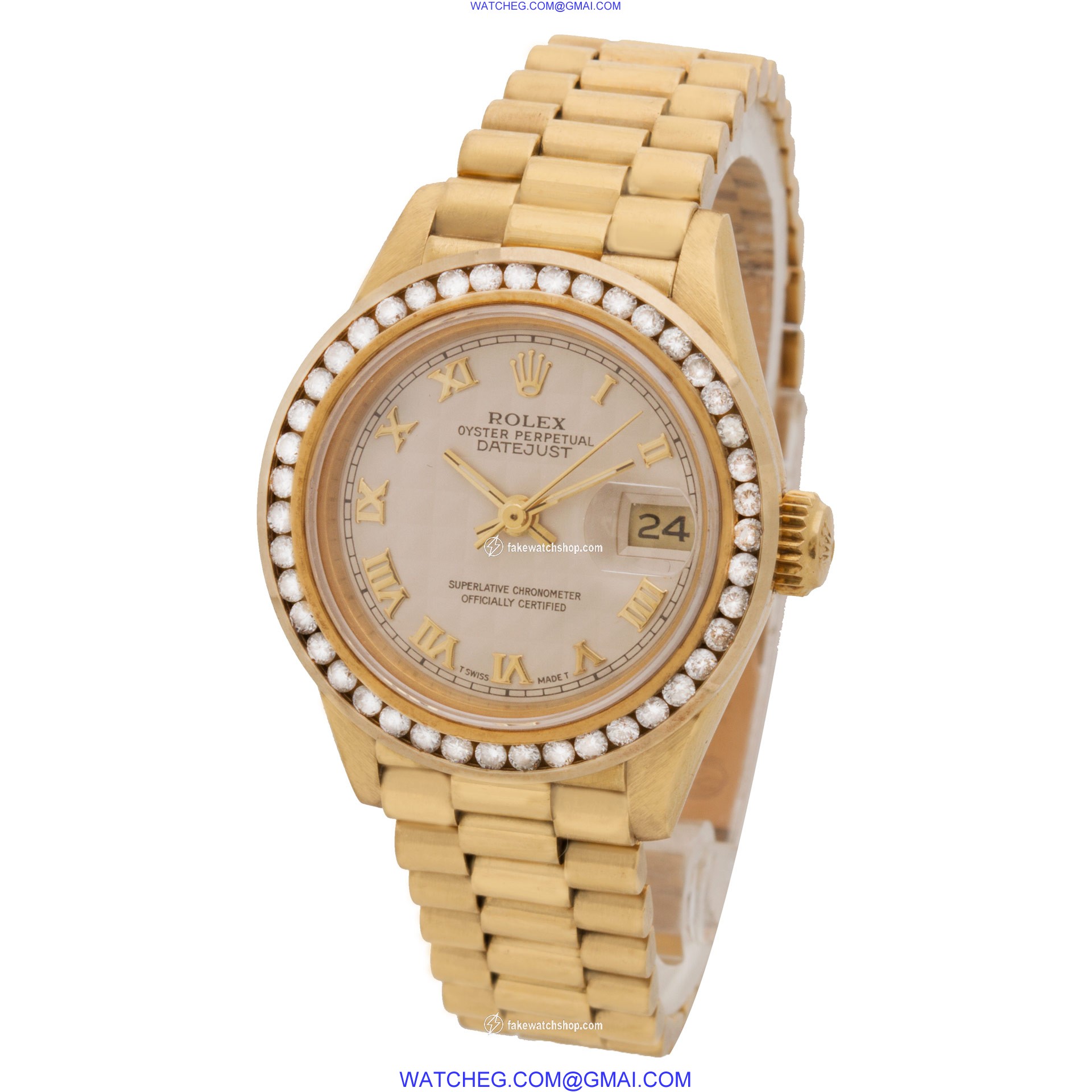 Rolex 69178 Datejust Automatic Female 18k yellow gold 2