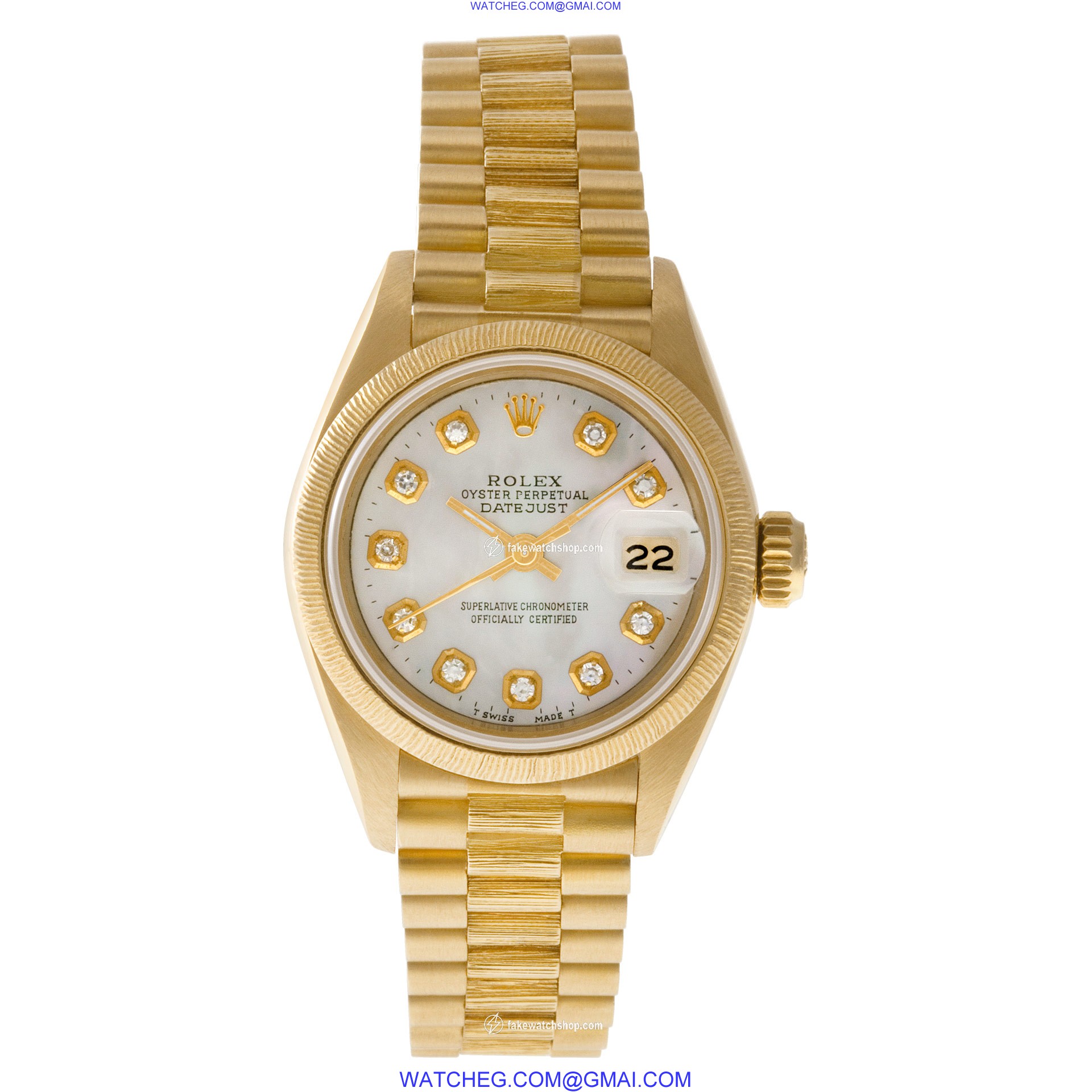 Rolex 69278 Datejust Automatic Female 18k yellow gold 2