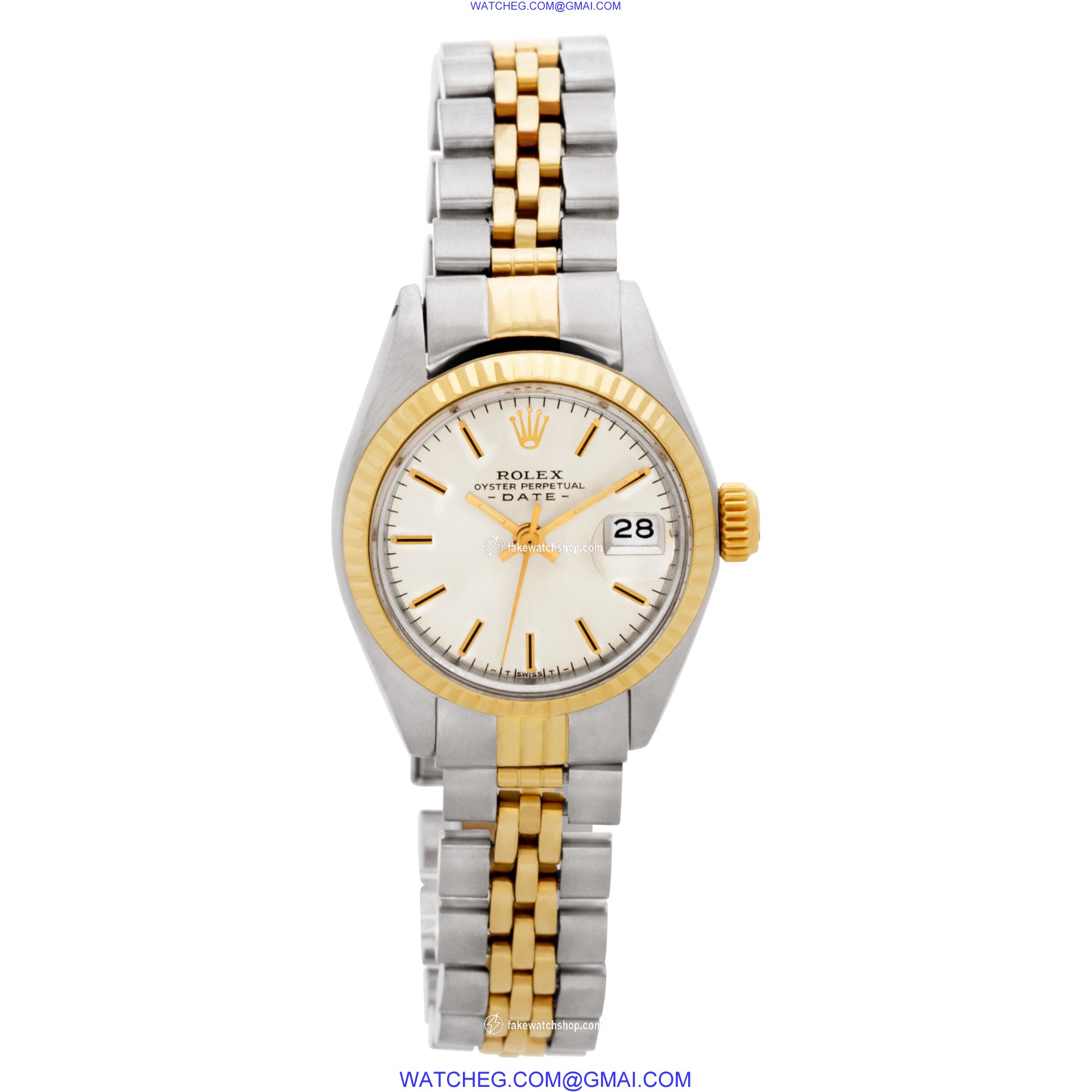 Rolex 6917/3 Date Automatic Female 14k gold & Stainless Steel 2