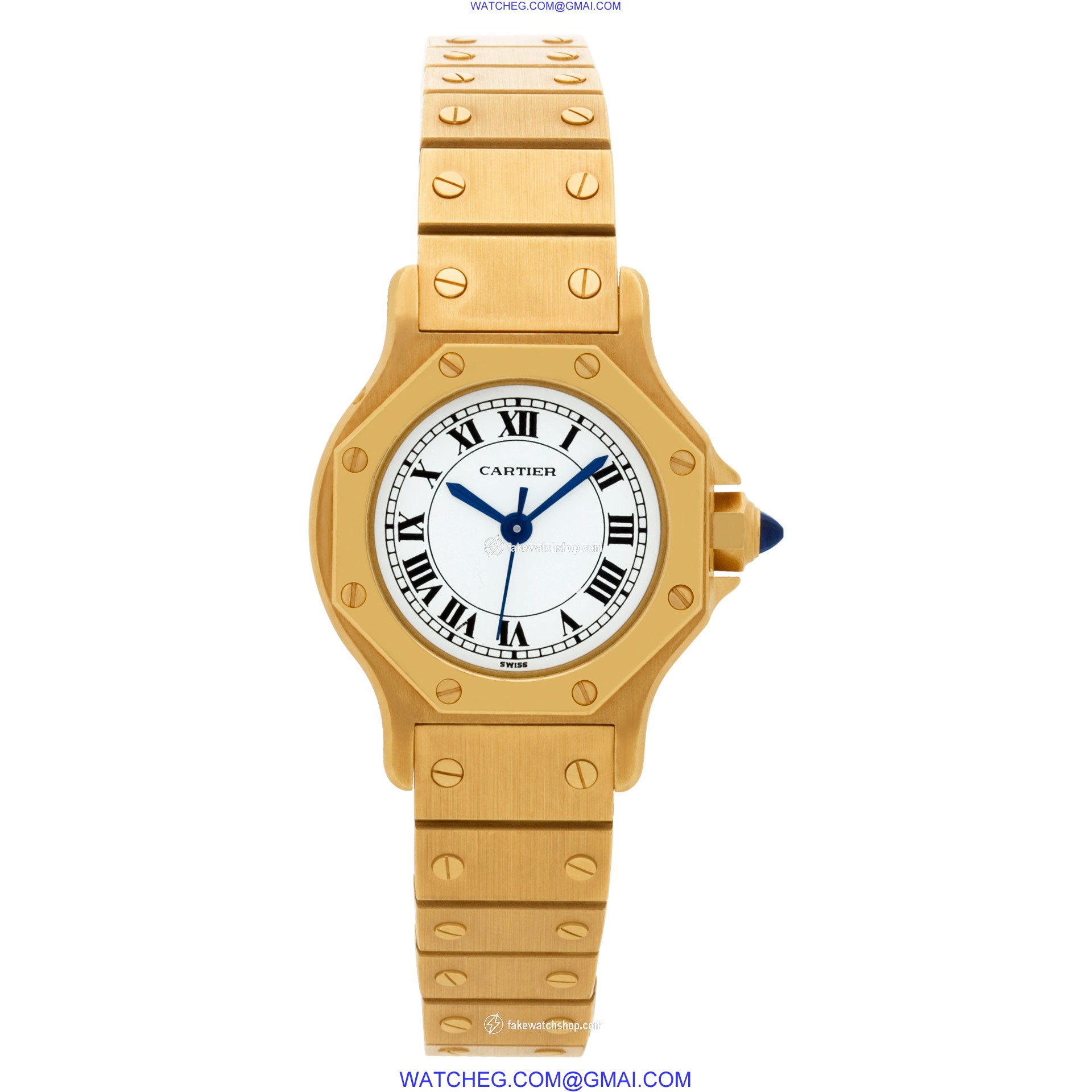 Cartier 8090604410 Santos Automatic Female 18k yellow gold 2