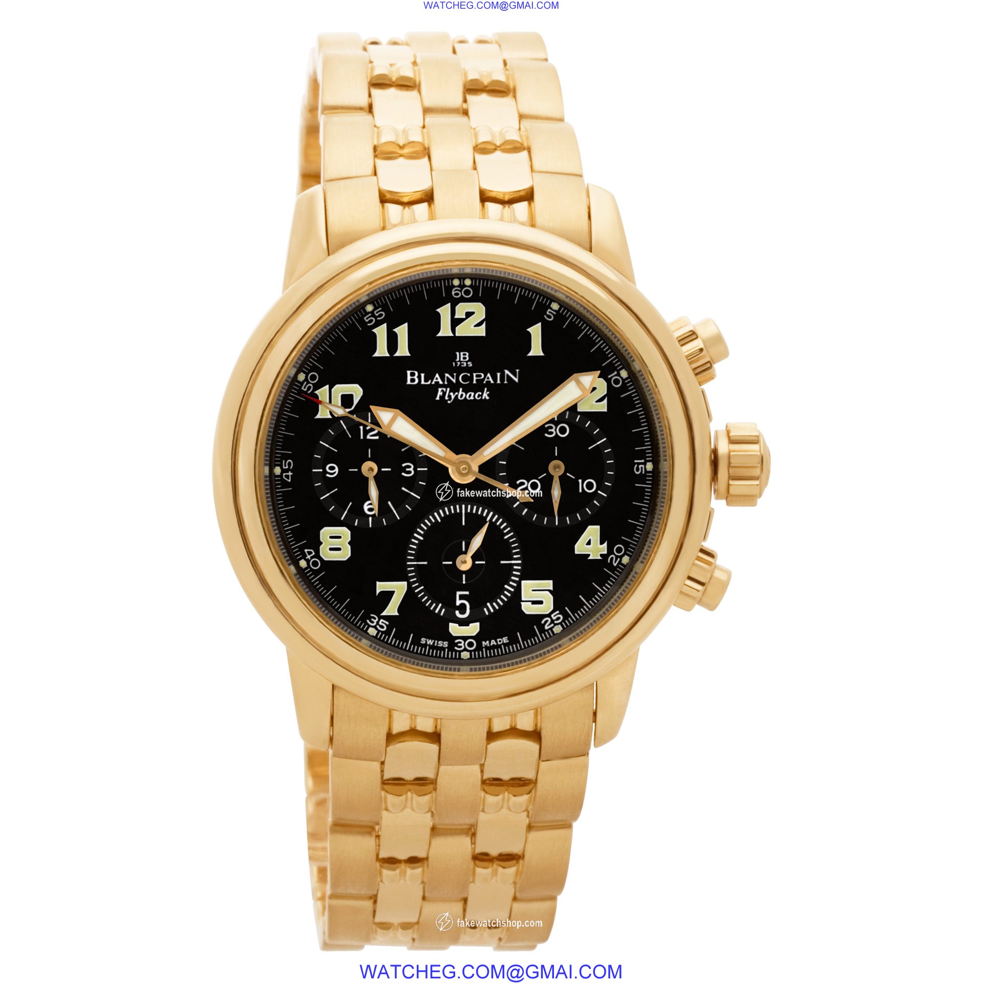 Blancpain 111 Flyback Chrono Automatic Male 18k yellow gold 2