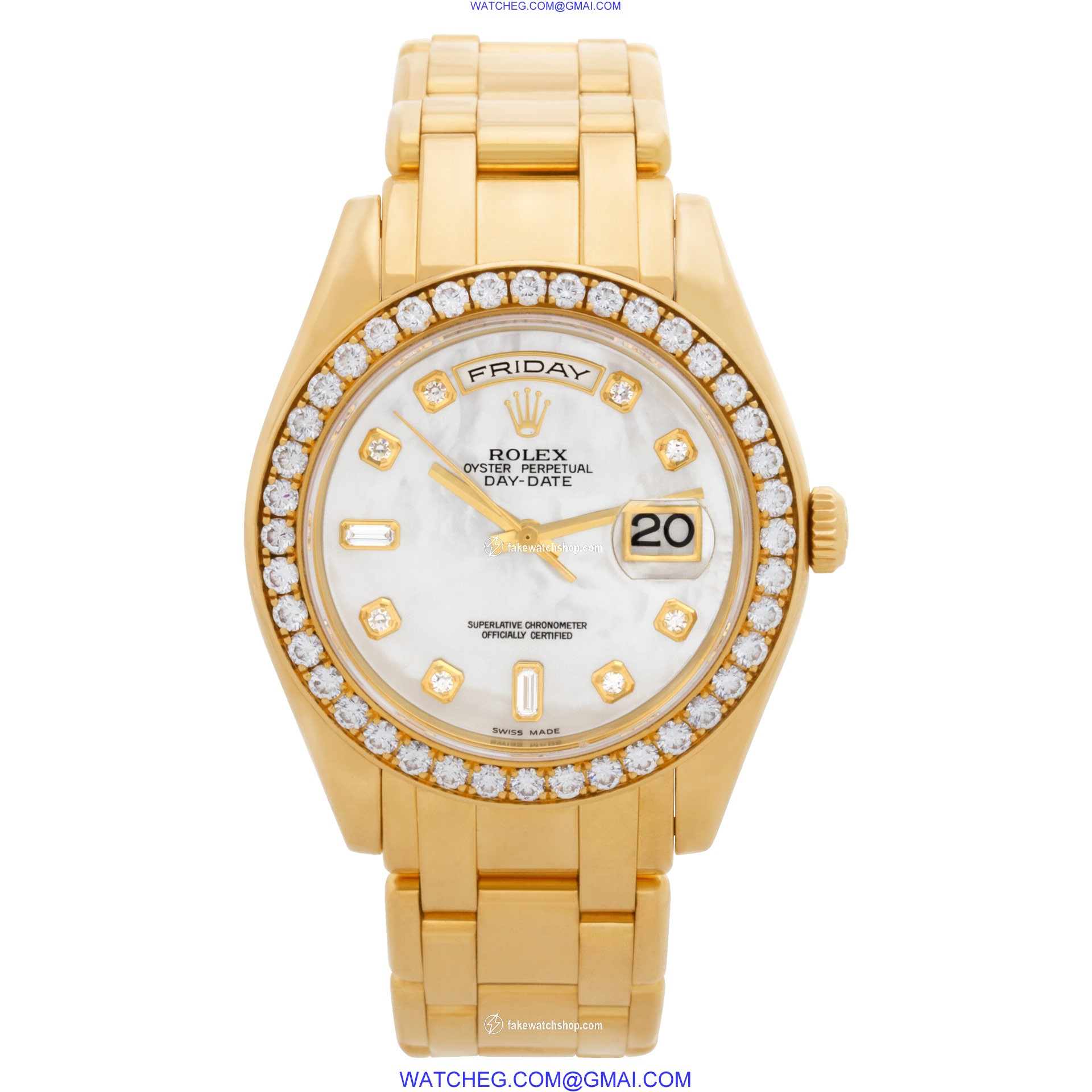 Rolex 18948 Masterpiece Automatic Male 18k yellow gold 2