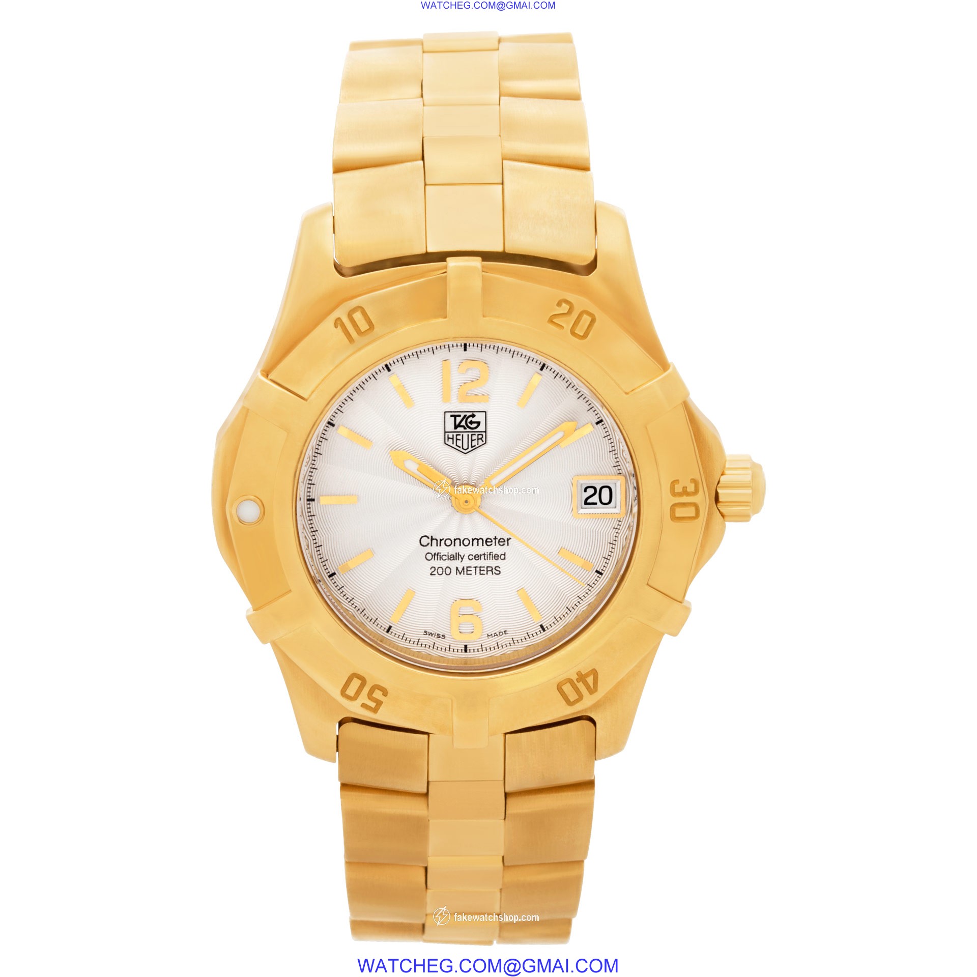 Tag Heuer WN5140.BG0351 2000 Automatic Male 18k yellow gold 2