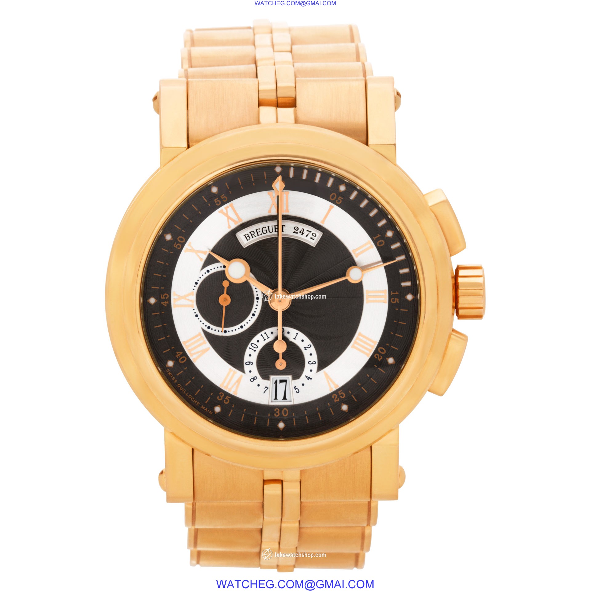 Breguet 5827BR225ZU Marine Chronometer Automatic Male 18k Pink Gold 2