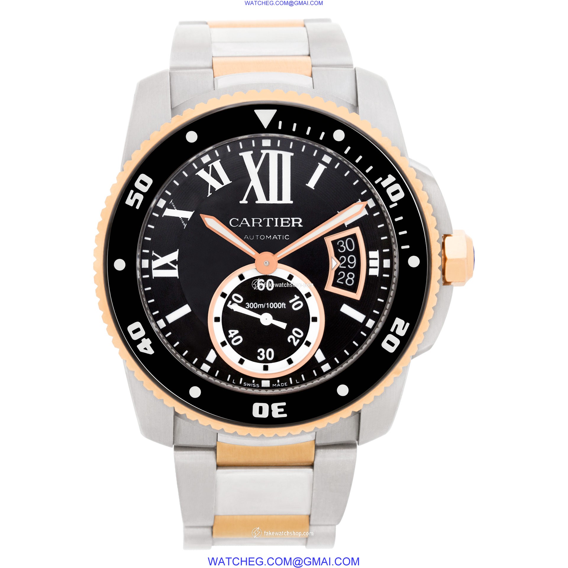 Cartier w7100054 Calibre Automatic Male Stainless Steel 2