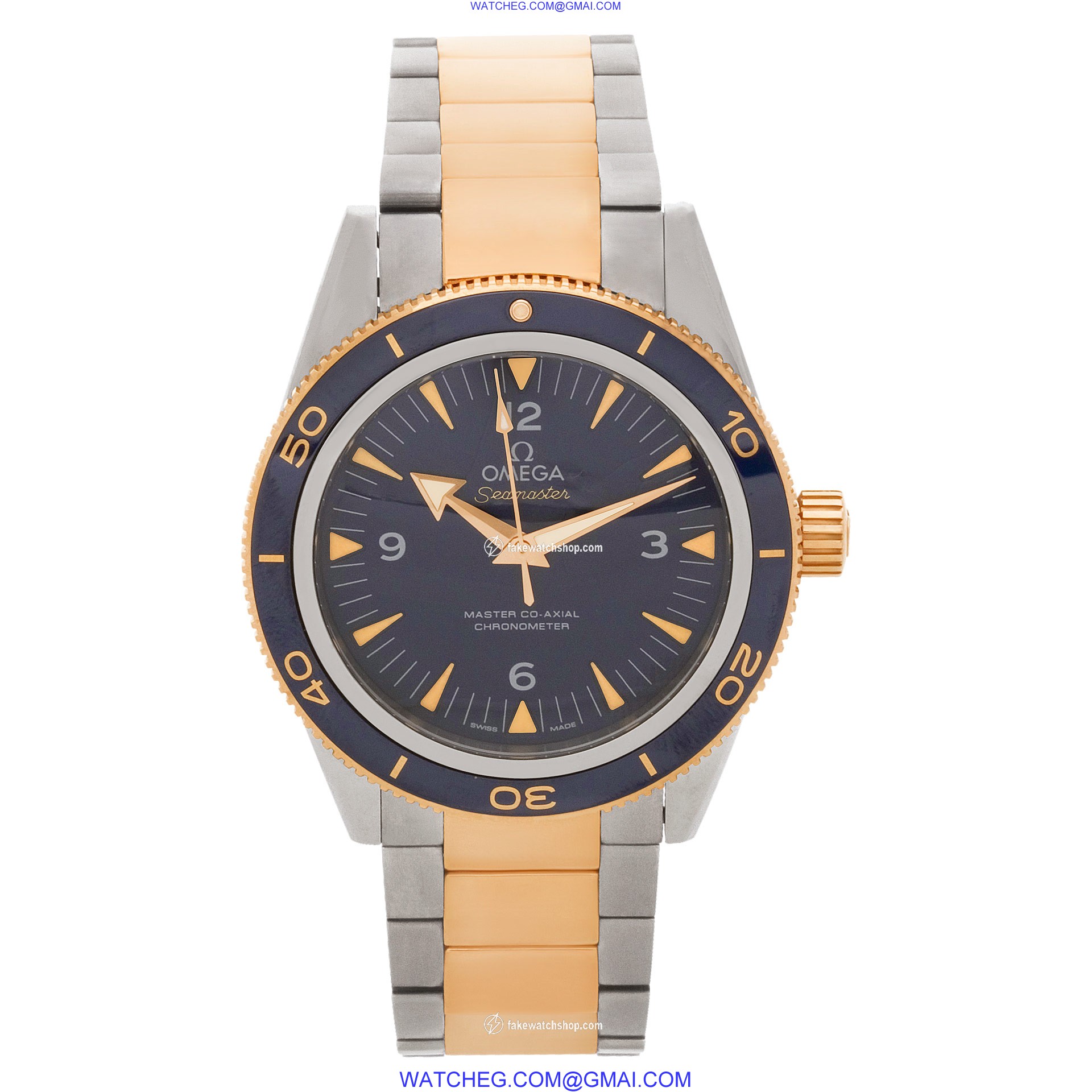 Omega 233.60.41.21.03.001 Seamaster Automatic Male 18k rose gold & titanium 2