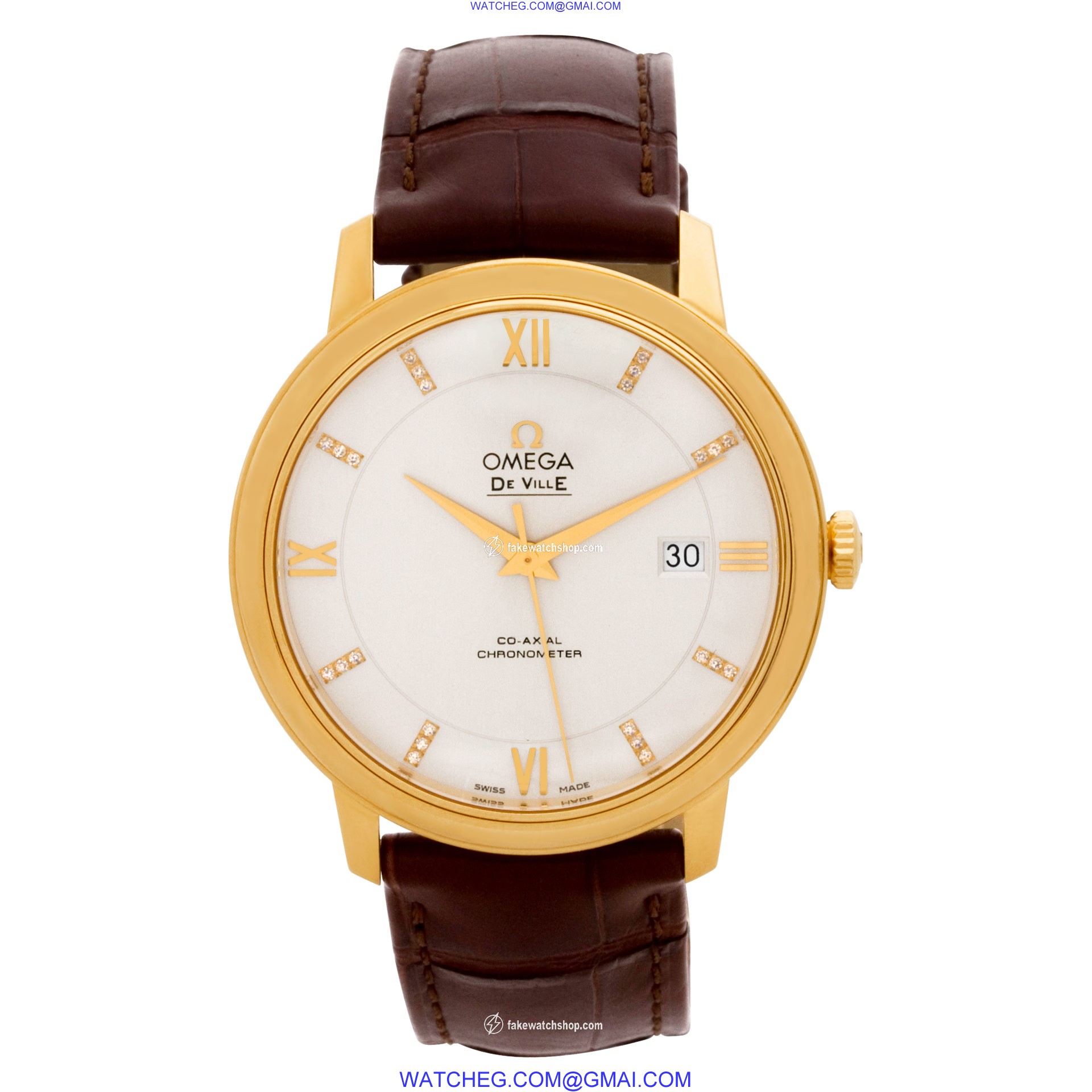 Omega 424.53.40.20.52.001 DeVille Co-Axial Automatic Male 18k yellow gold 2
