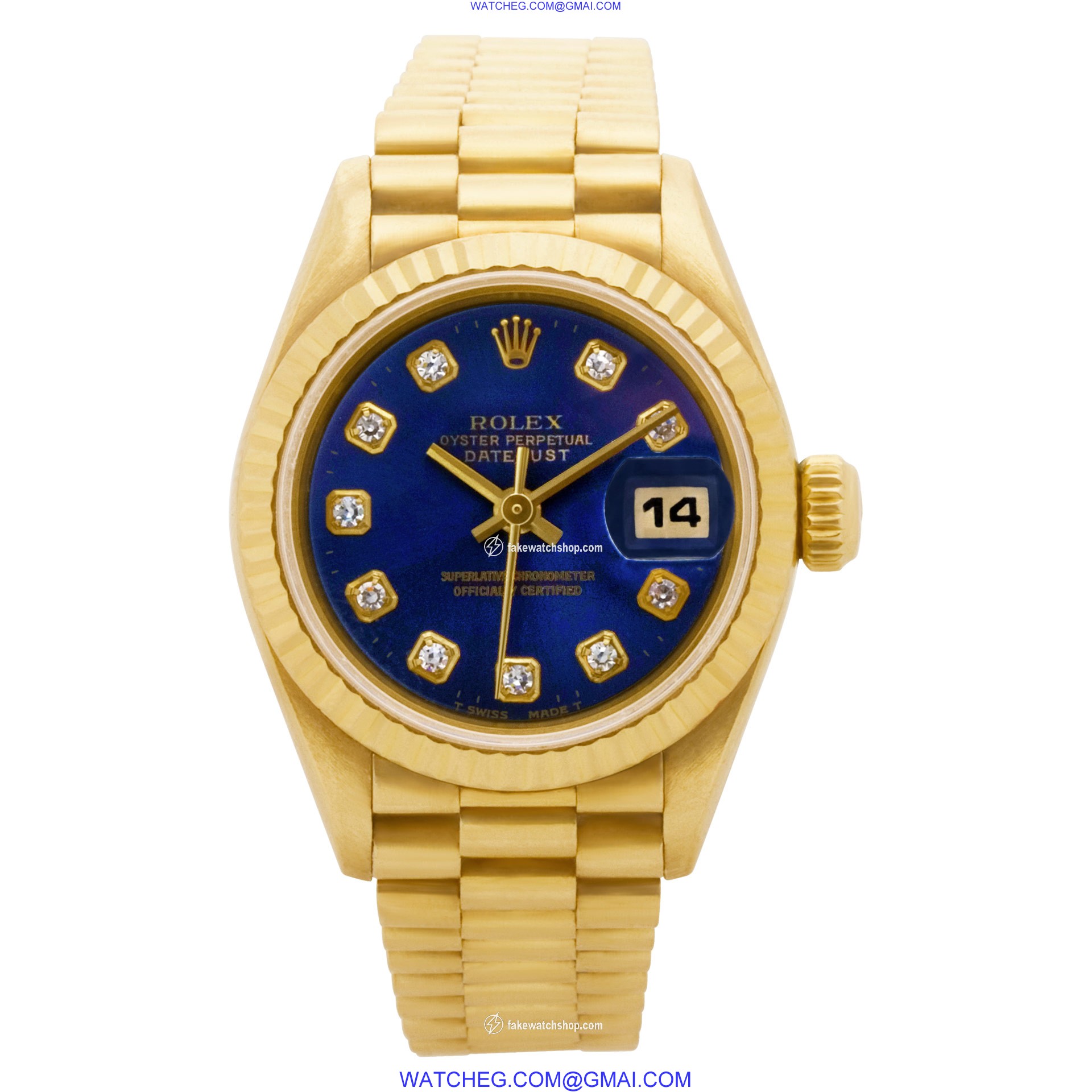 Rolex 69178 Datejust Automatic Female 18k yellow gold 2