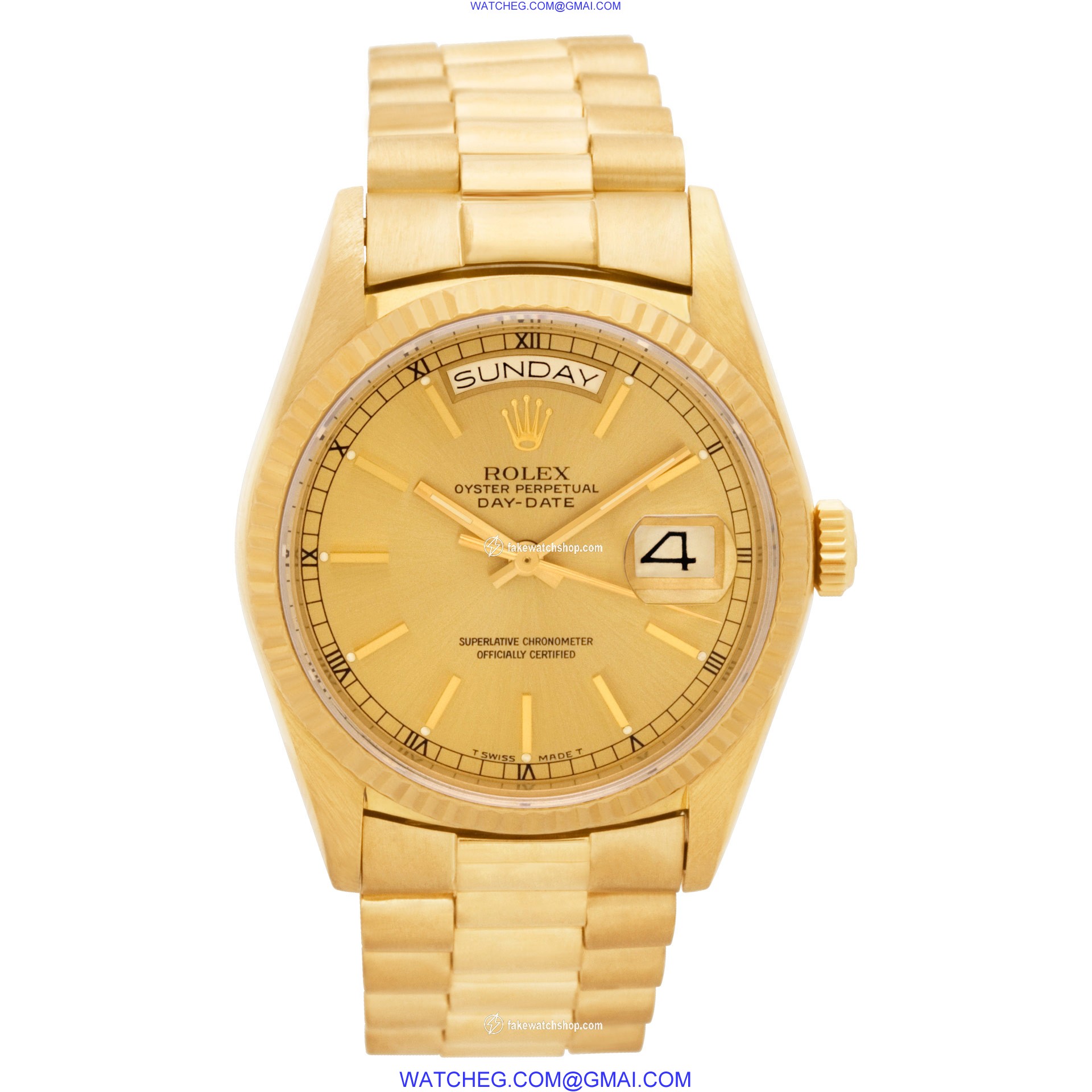 Rolex 18038 Day-Date Automatic Male 18k yellow gold 2