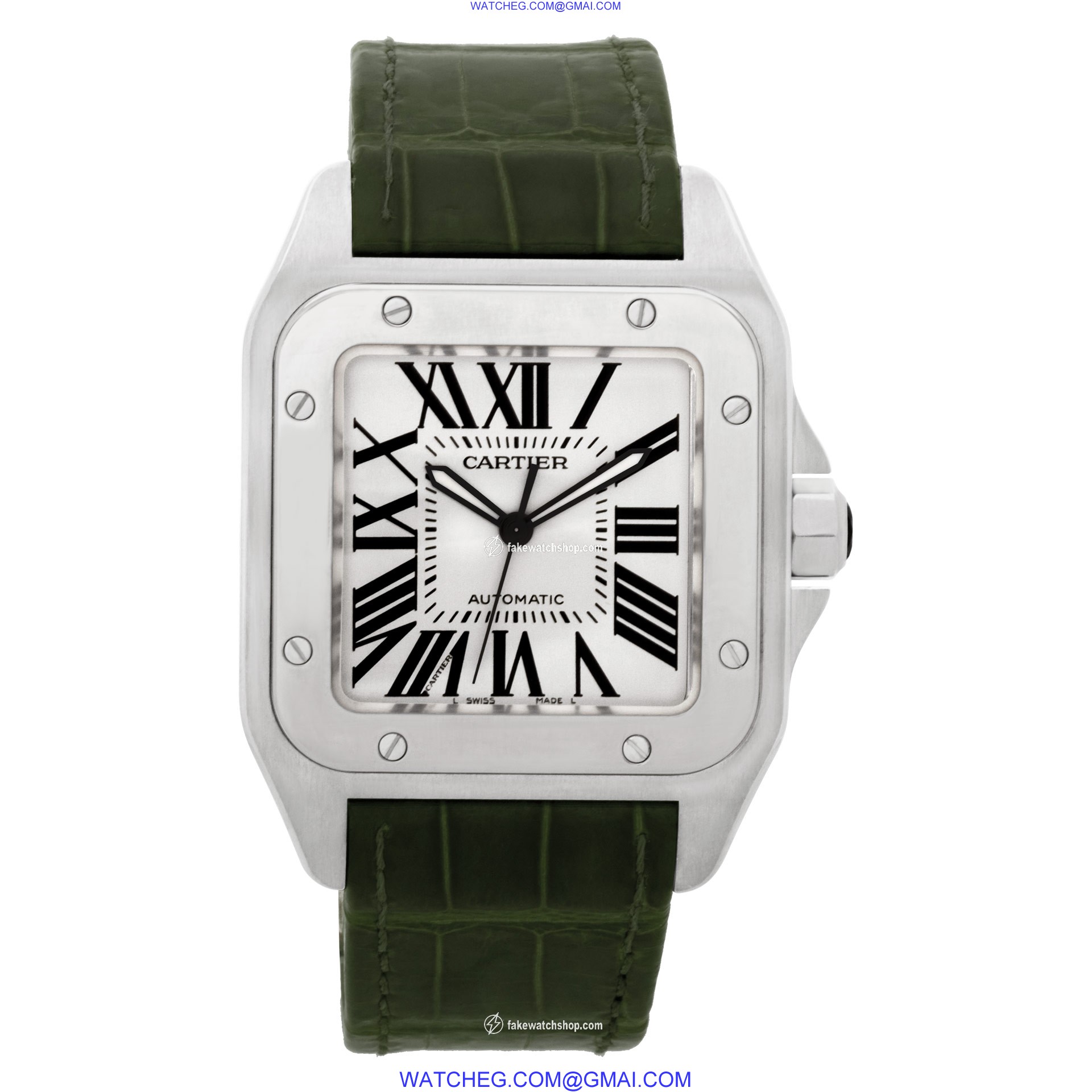 Cartier W20073X8 Santos Automatic Male Stainless Steel 2