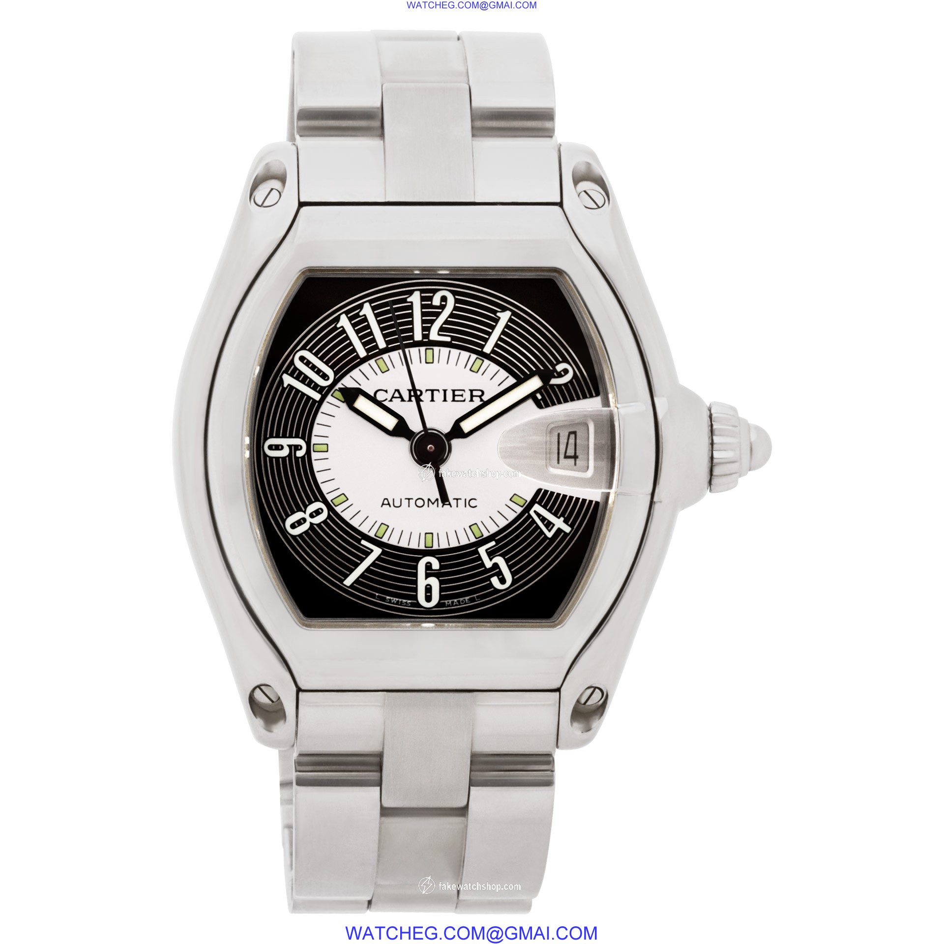 Cartier W62001V3 Roadster Automatic Male Stainless Steel 2