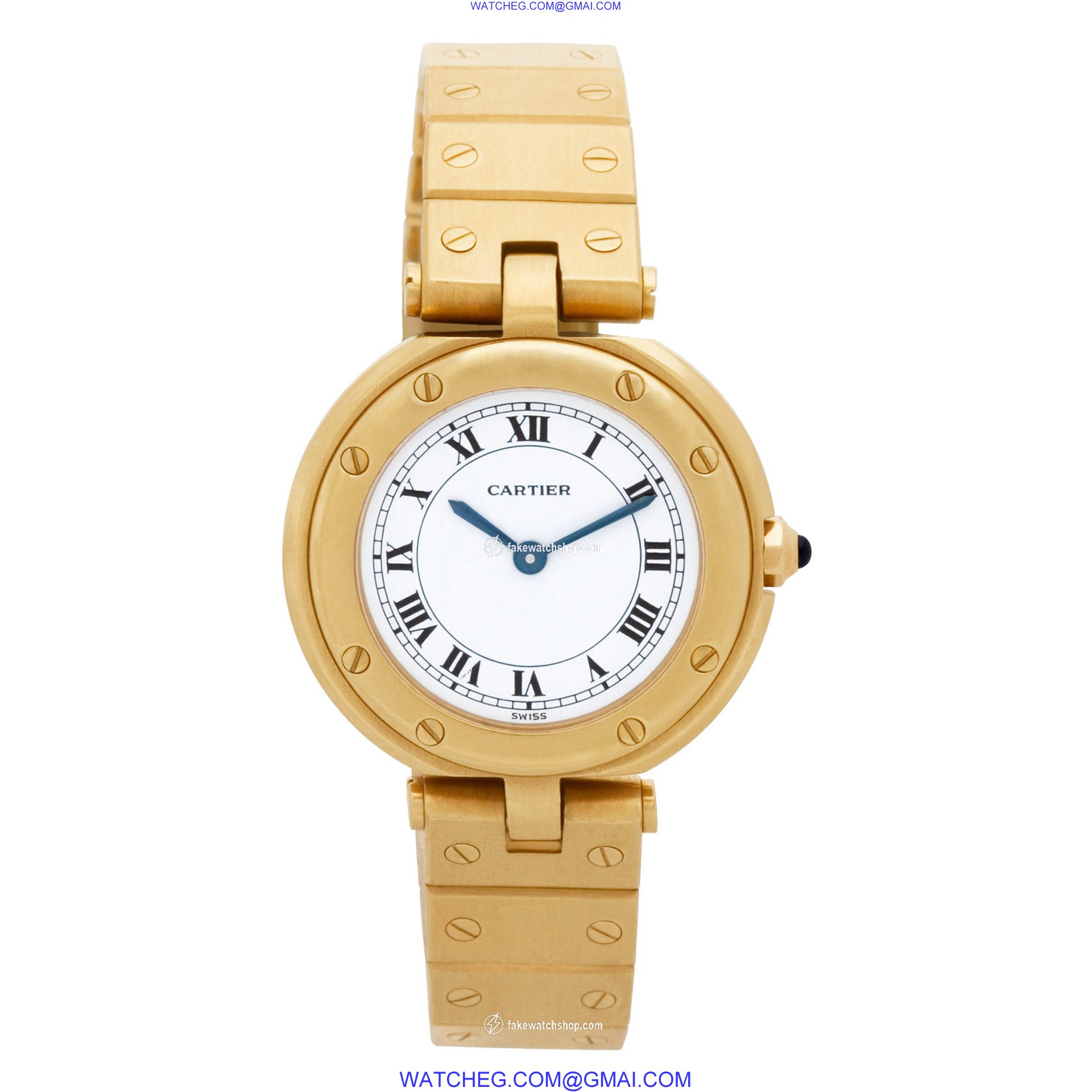 Cartier 8191501870 Santos Quartz Female 18k yellow gold 2