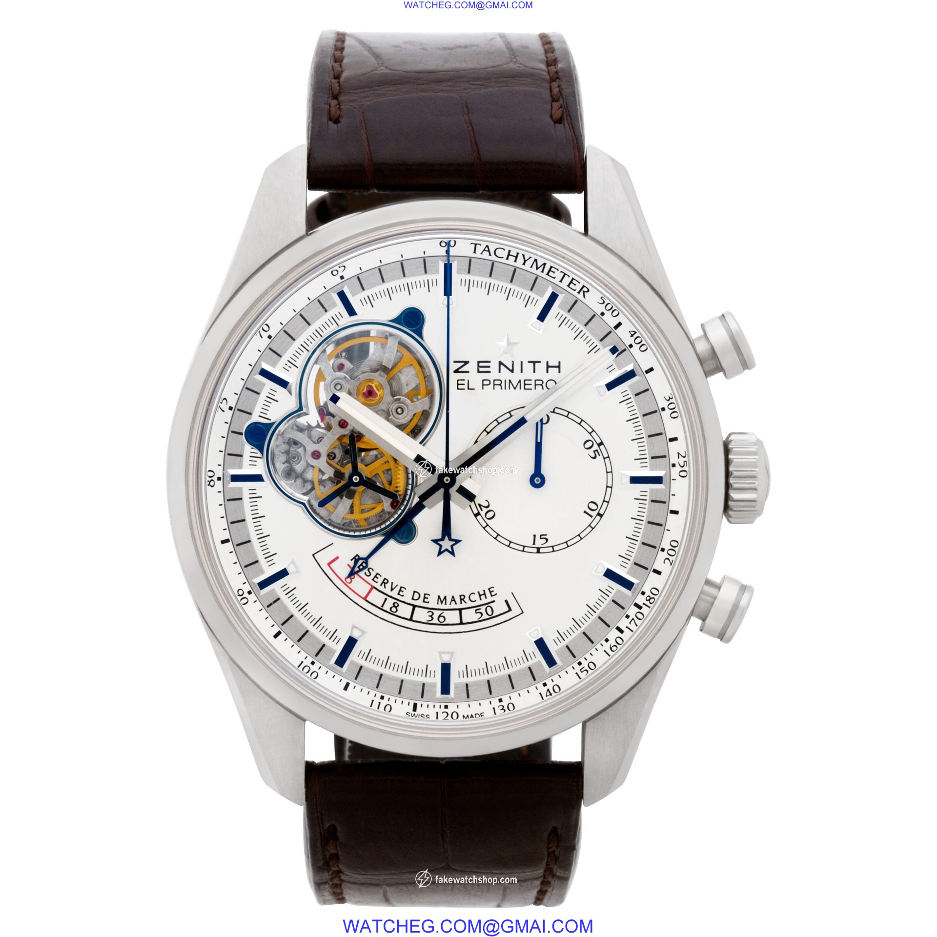 Zenith 03.2080.4021/01.C494 Chronomaster Automatic Male Stainless Steel 2
