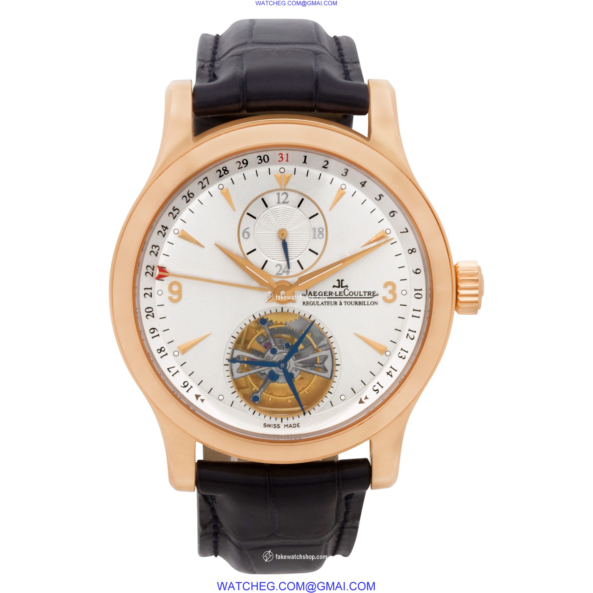 Jaeger LeCoultre q1652420 Tourbillon Automatic Male 18k rose gold 2