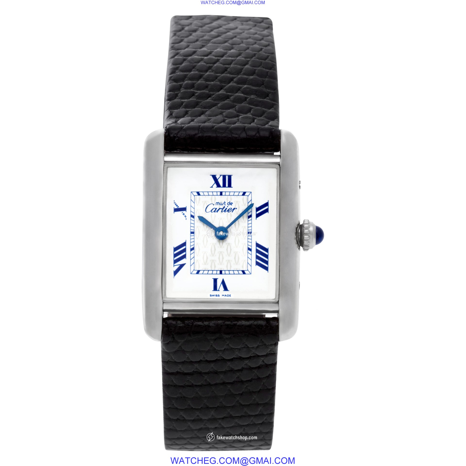 Cartier 2416 Tank Quartz Female Sterling Silver 2