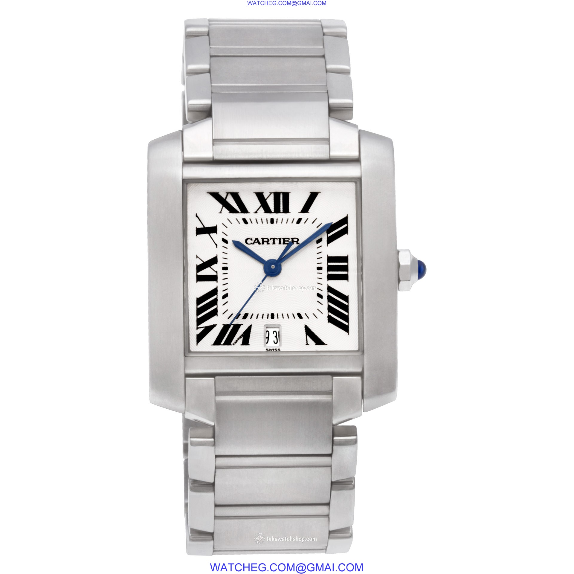 Cartier W51002q3 Tank Francaise Automatic Male Stainless Steel 2