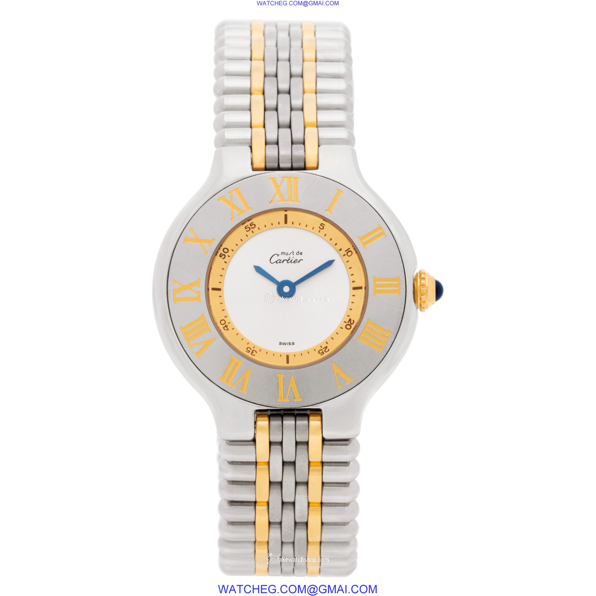 Cartier 1340 Must de Quartz Female Stainless Steel 2