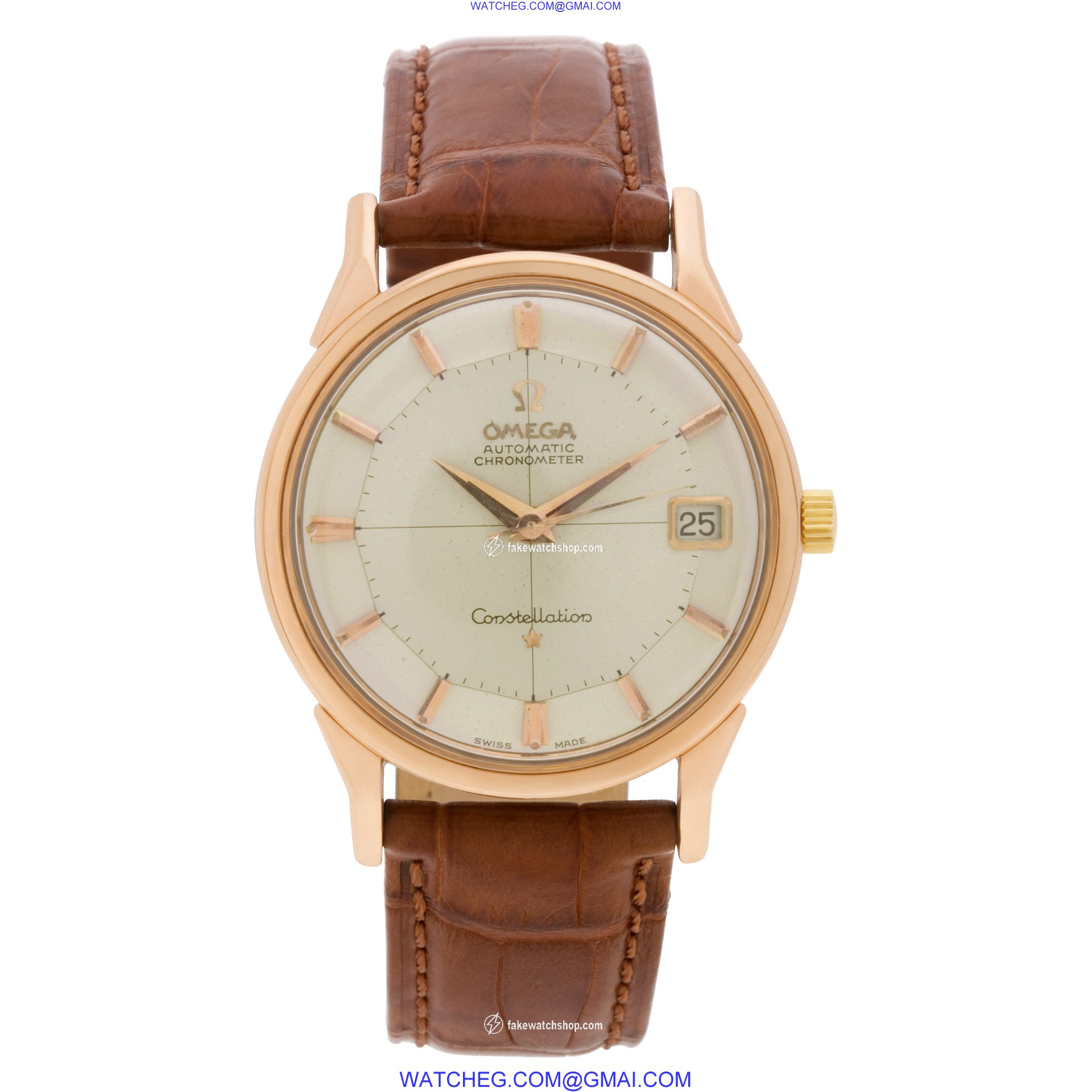Omega 14902 61SC Constellation Automatic Male Gold Fill & Stainless Steel 2