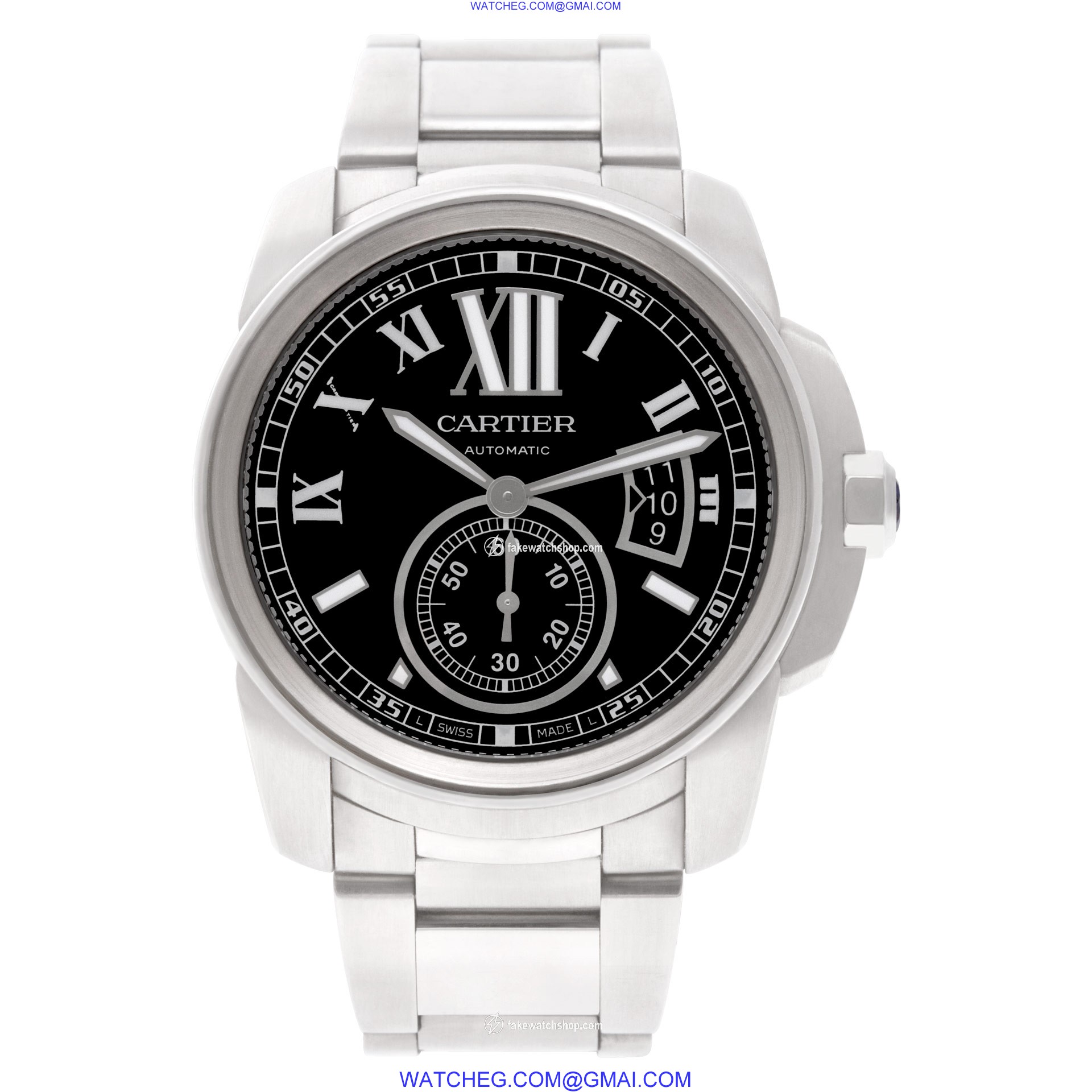 Cartier W7100016 Calibre Automatic Male Stainless Steel 2