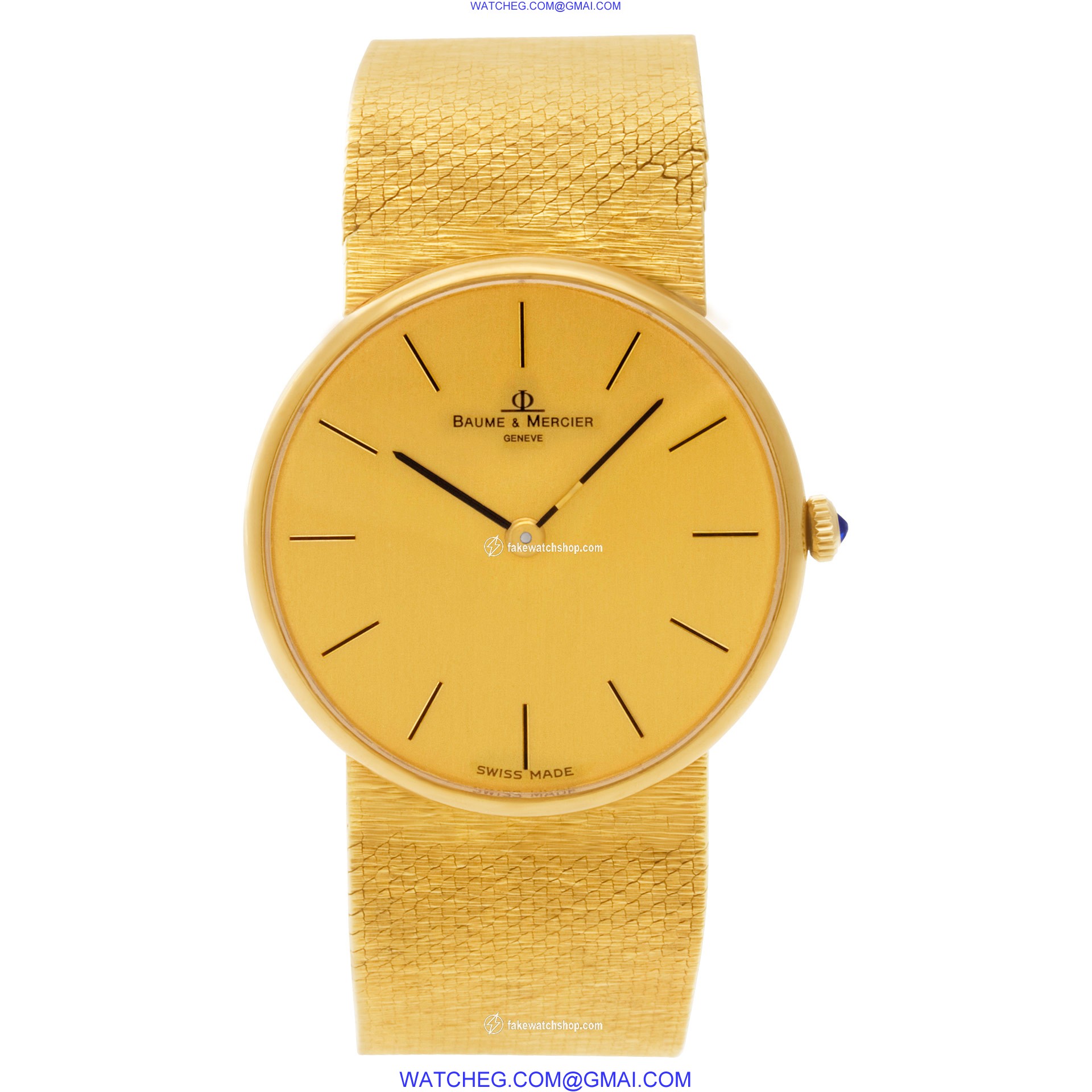 Baume & Mercier 35110 Classic Manual Male 18k Yellow Gold 2
