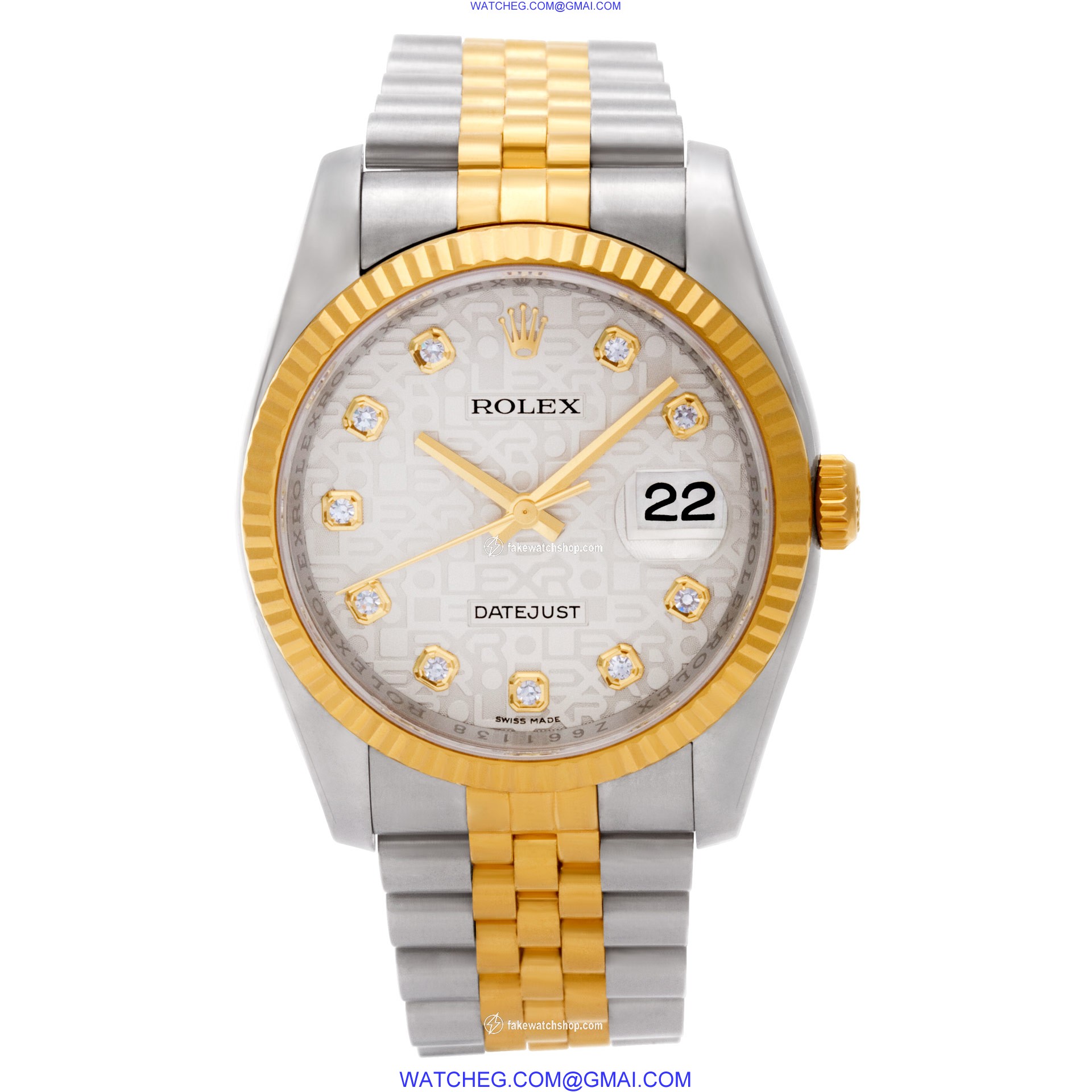 Rolex 116233 Datejust Automatic Male 18k gold & Stainless Steel 2