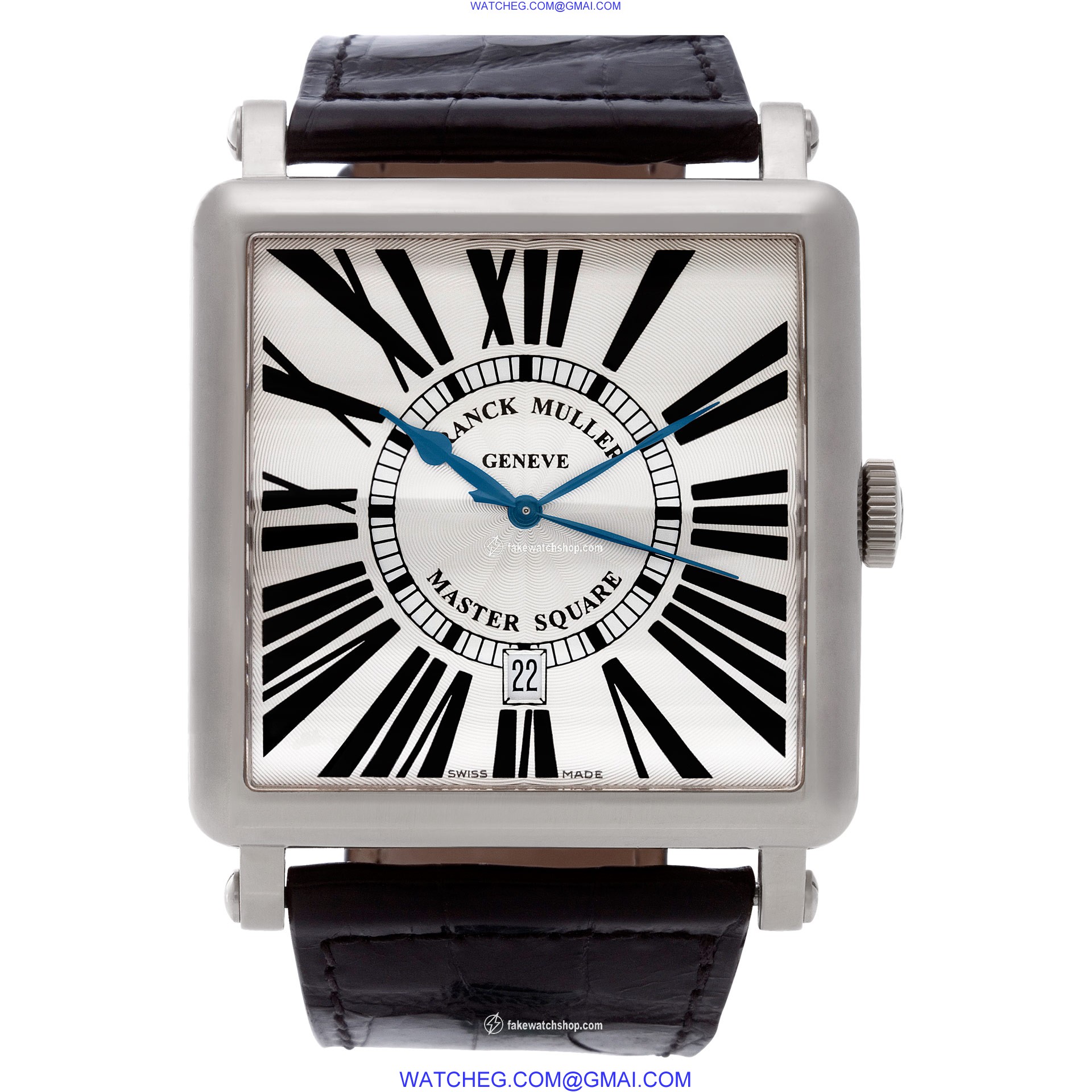 Franck Muller 6000 K SC Master Square Automatic Male 18k White Gold 2