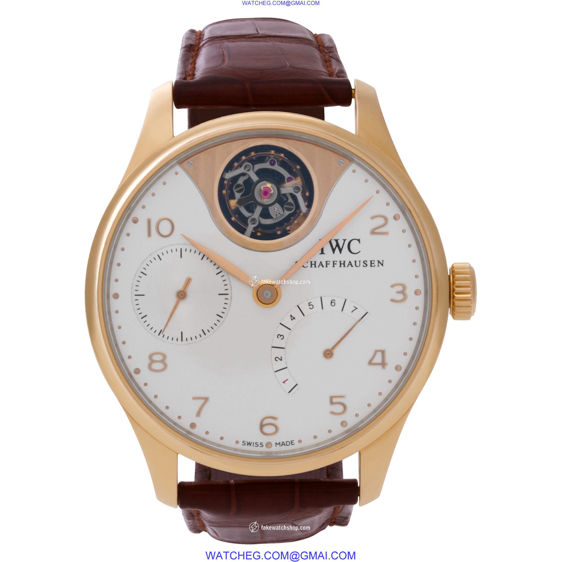 IWC IW504202 Portuguese Automatic Male 18k rose gold 2
