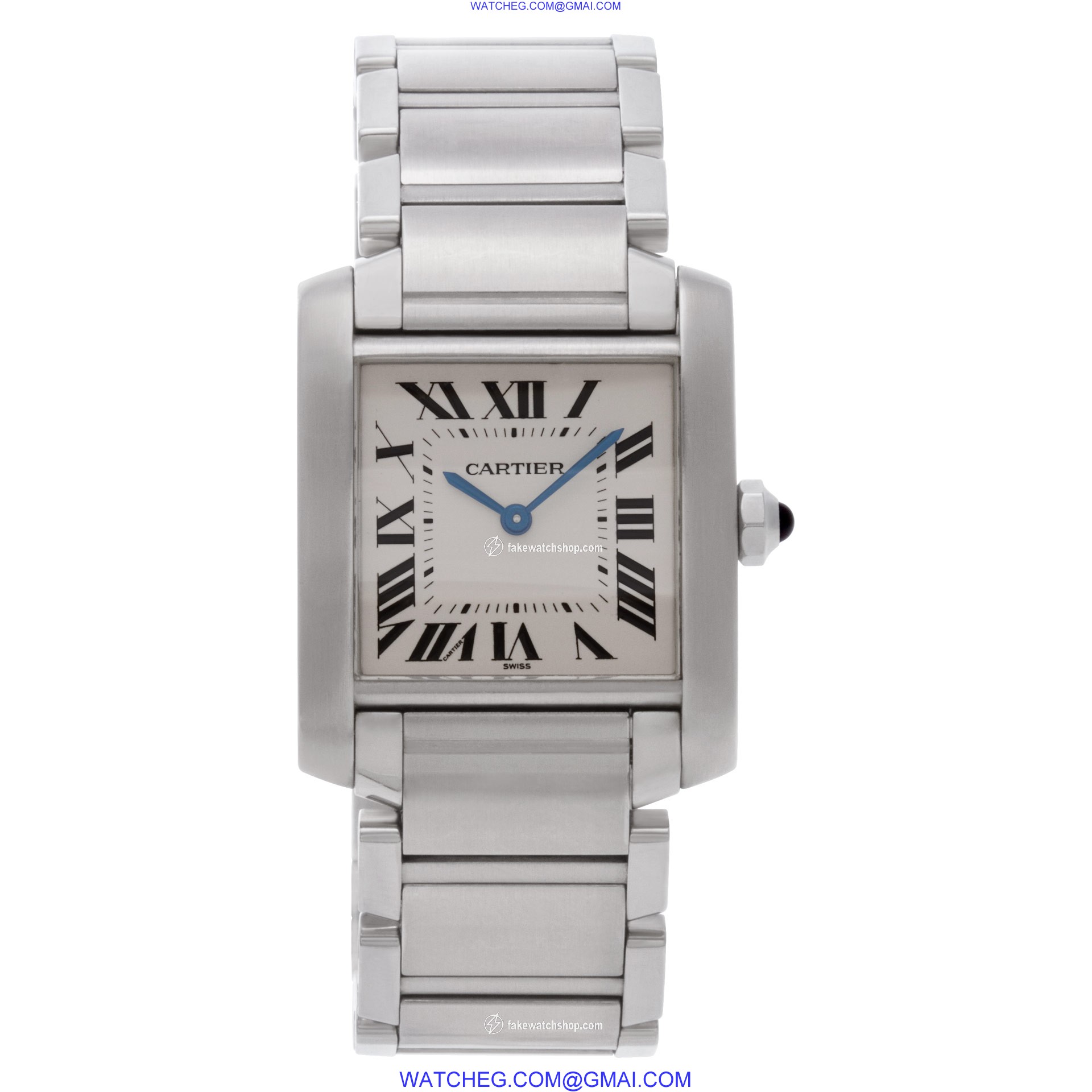 Cartier 2301 Tank Francaise Quartz Female Stainless Steel 2