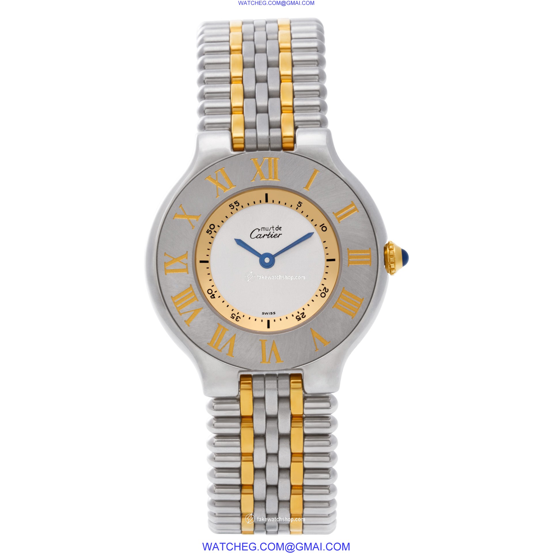Cartier W10072F4 Must 21 Quartz Unisex Stainless Steel 2