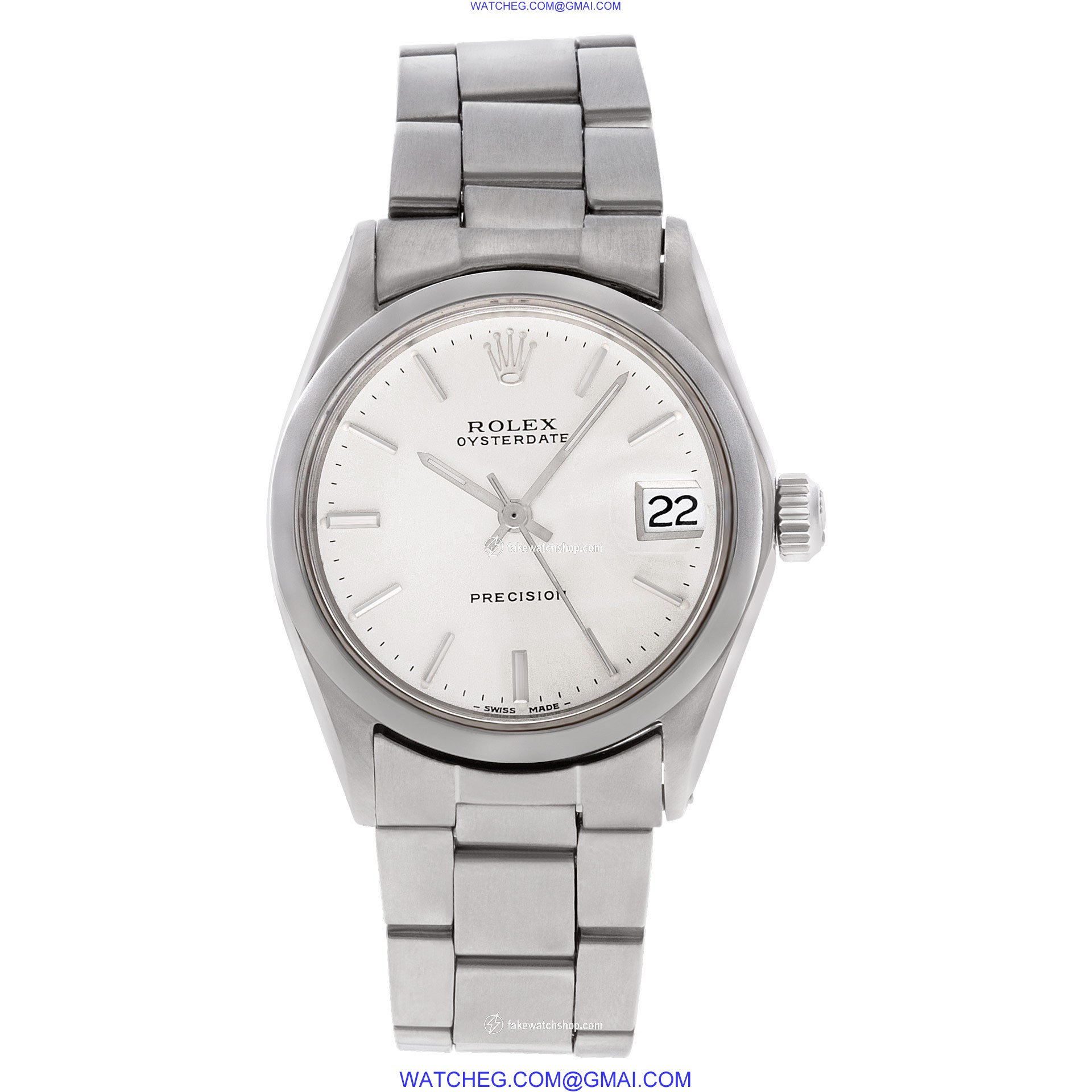 Rolex 6466 oysterdate Manual Unisex Stainless Steel 2