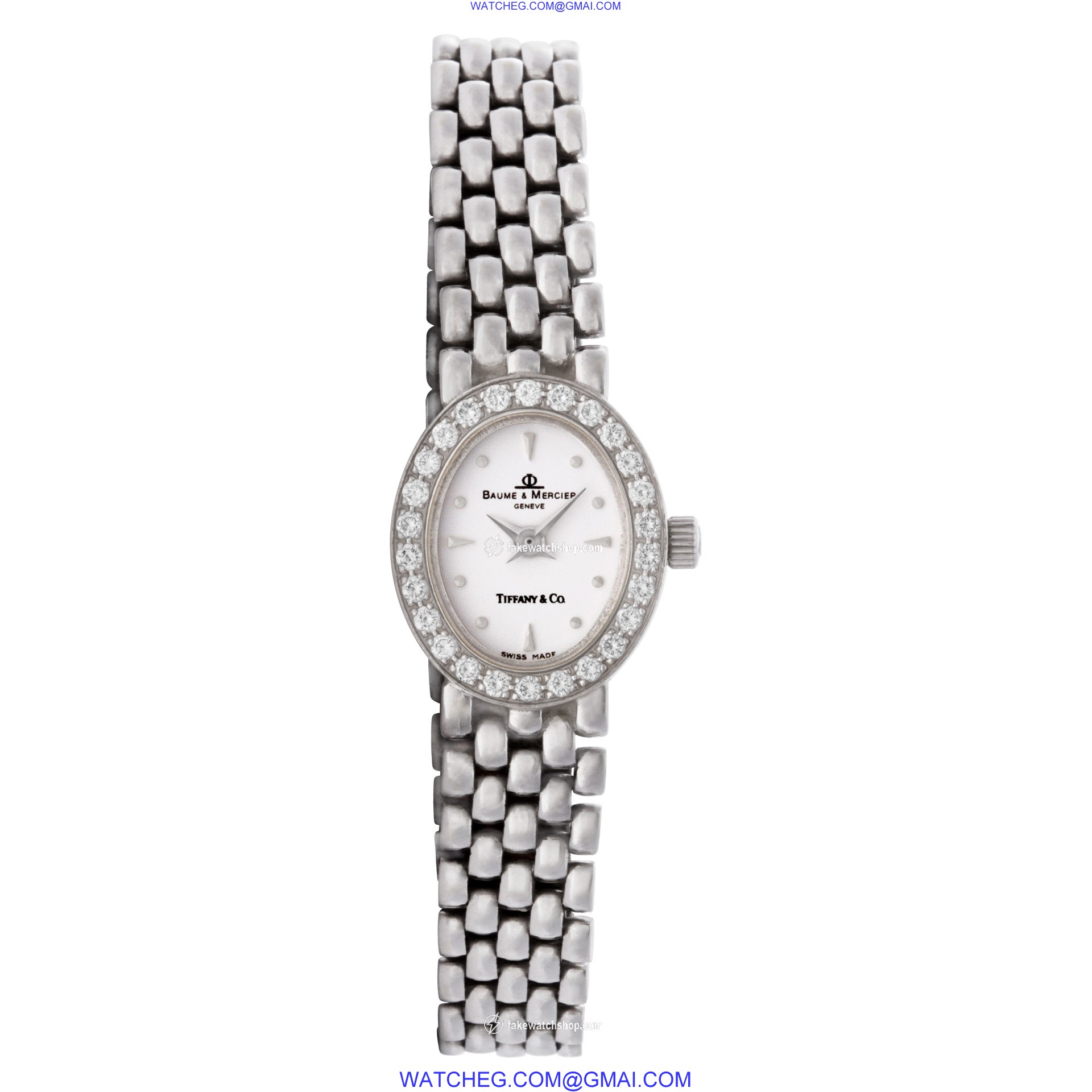 Baume & Mercier MX000M7L Geneve Quartz Female 14k White Gold 2