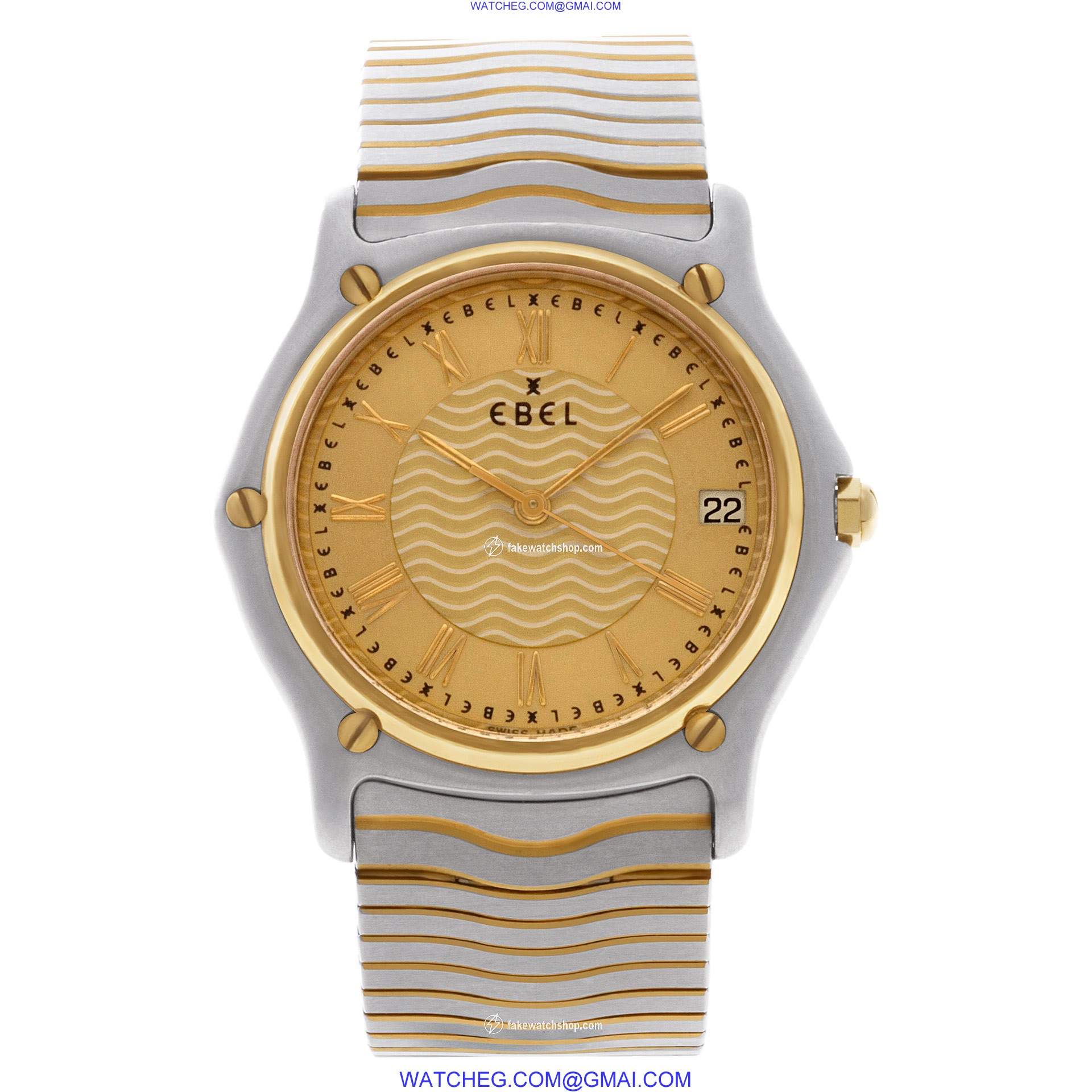 Ebel 1187141 Classic Wave Quartz Male Stainless Steel 2